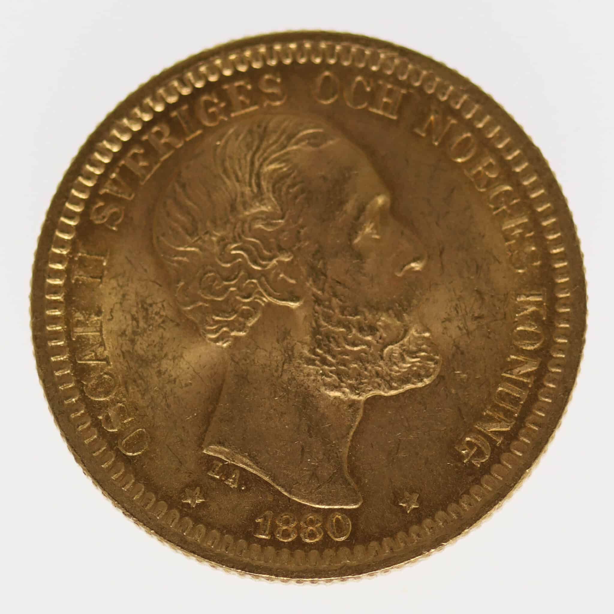 schweden - Schweden Oskar II. 20 Kronen 1880 EB