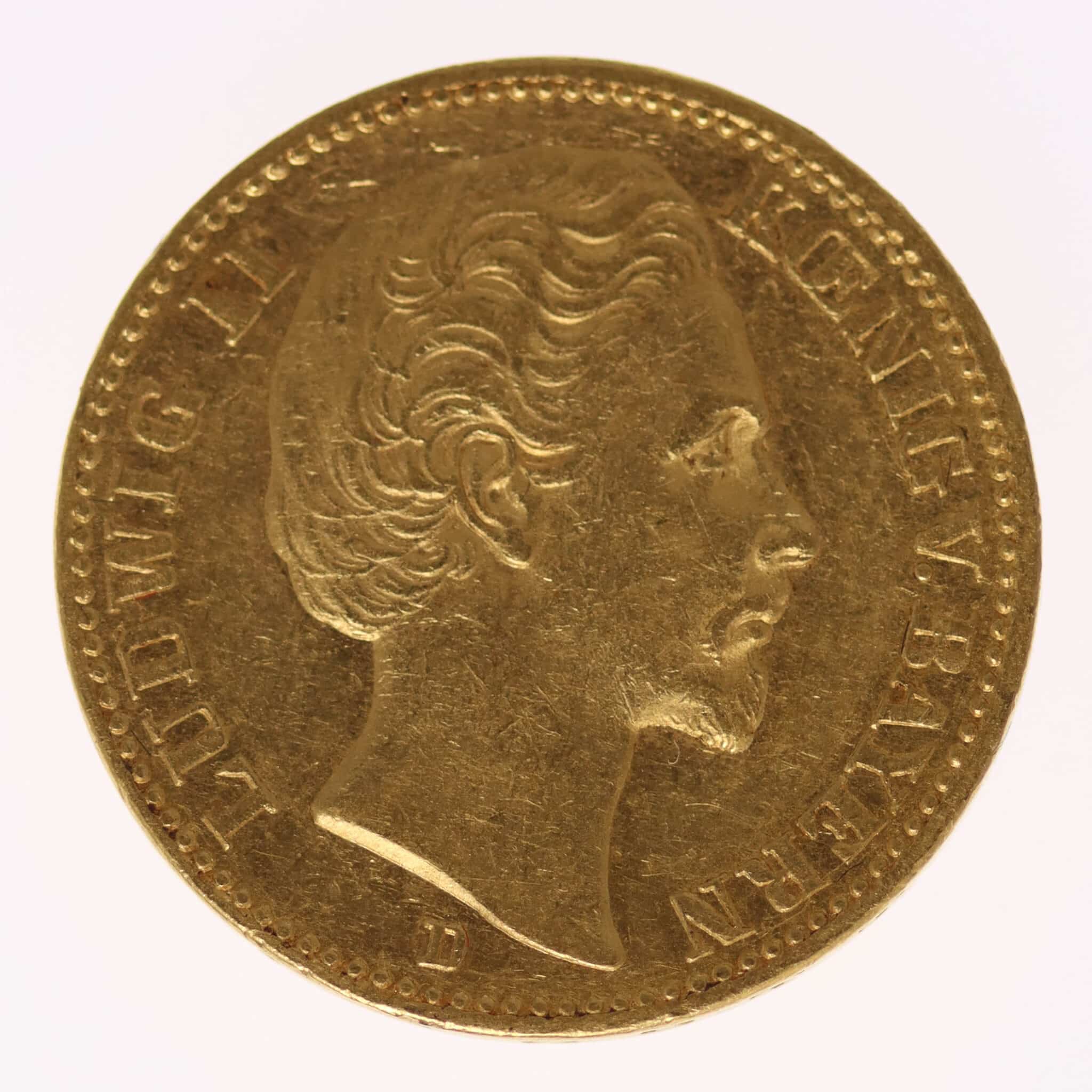 deutsches-kaiserreich-ab-1871 - Bayern Ludwig II. 20 Mark 1873