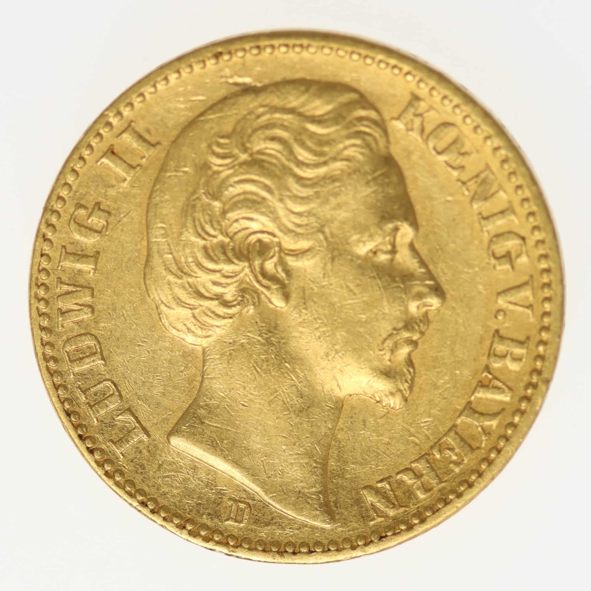 deutsches-kaiserreich-ab-1871 - Bayern Ludwig II. 20 Mark 1873