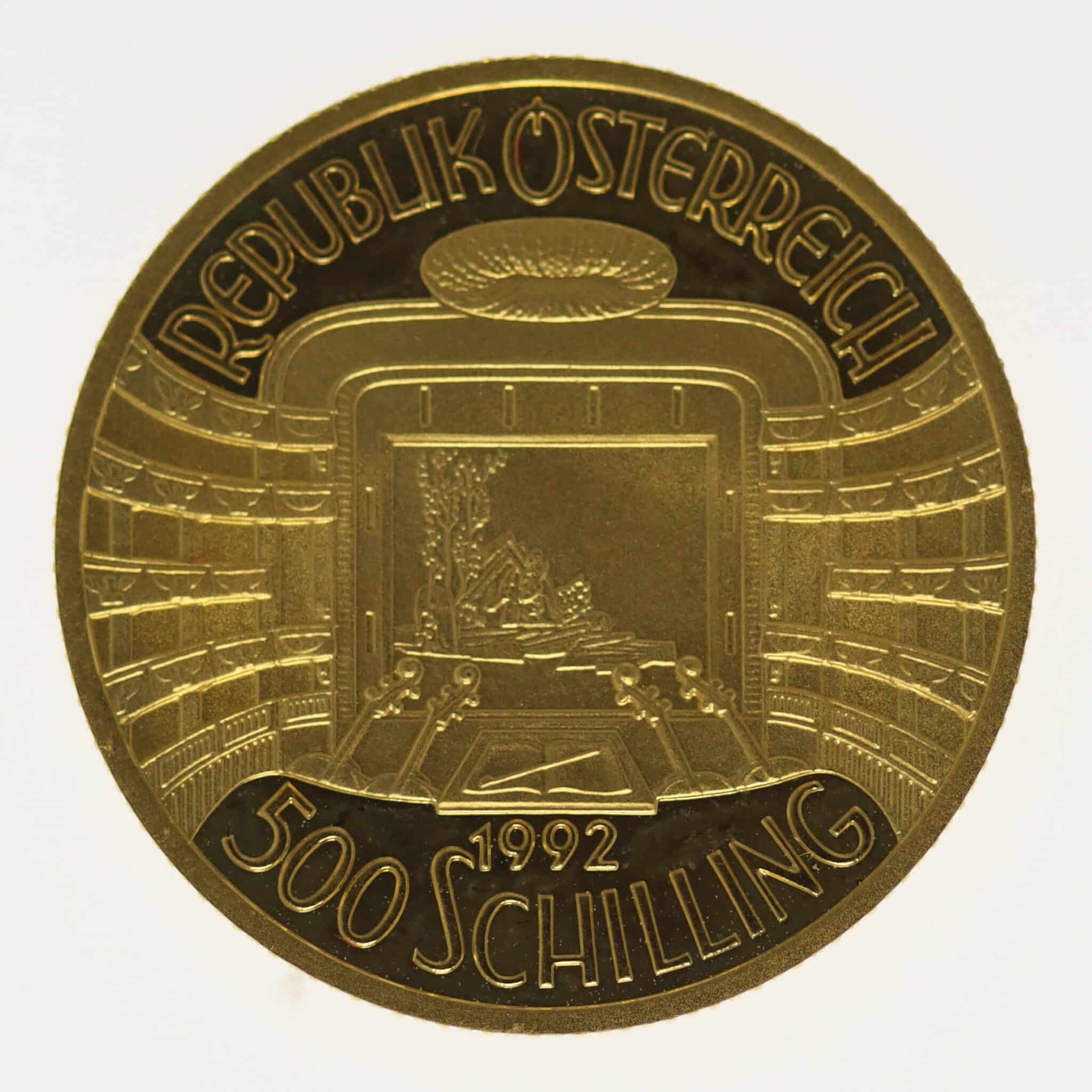 oesterreich - Österreich Zweite Republik 500 Schilling 1992