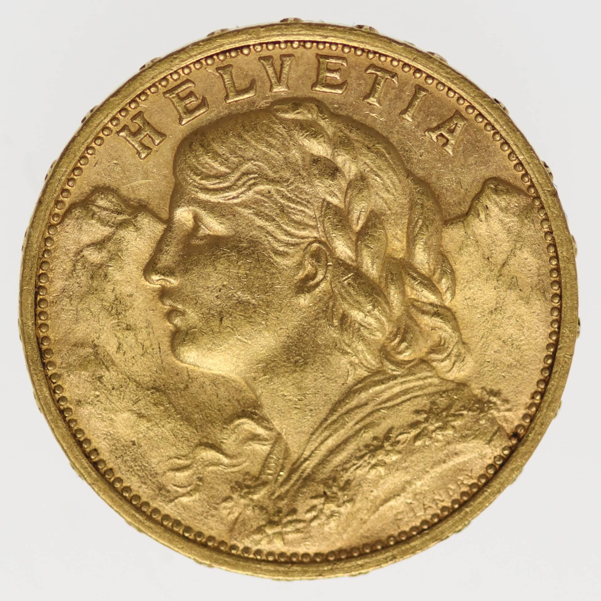 schweiz - Schweiz 20 Franken 1906 B Vreneli