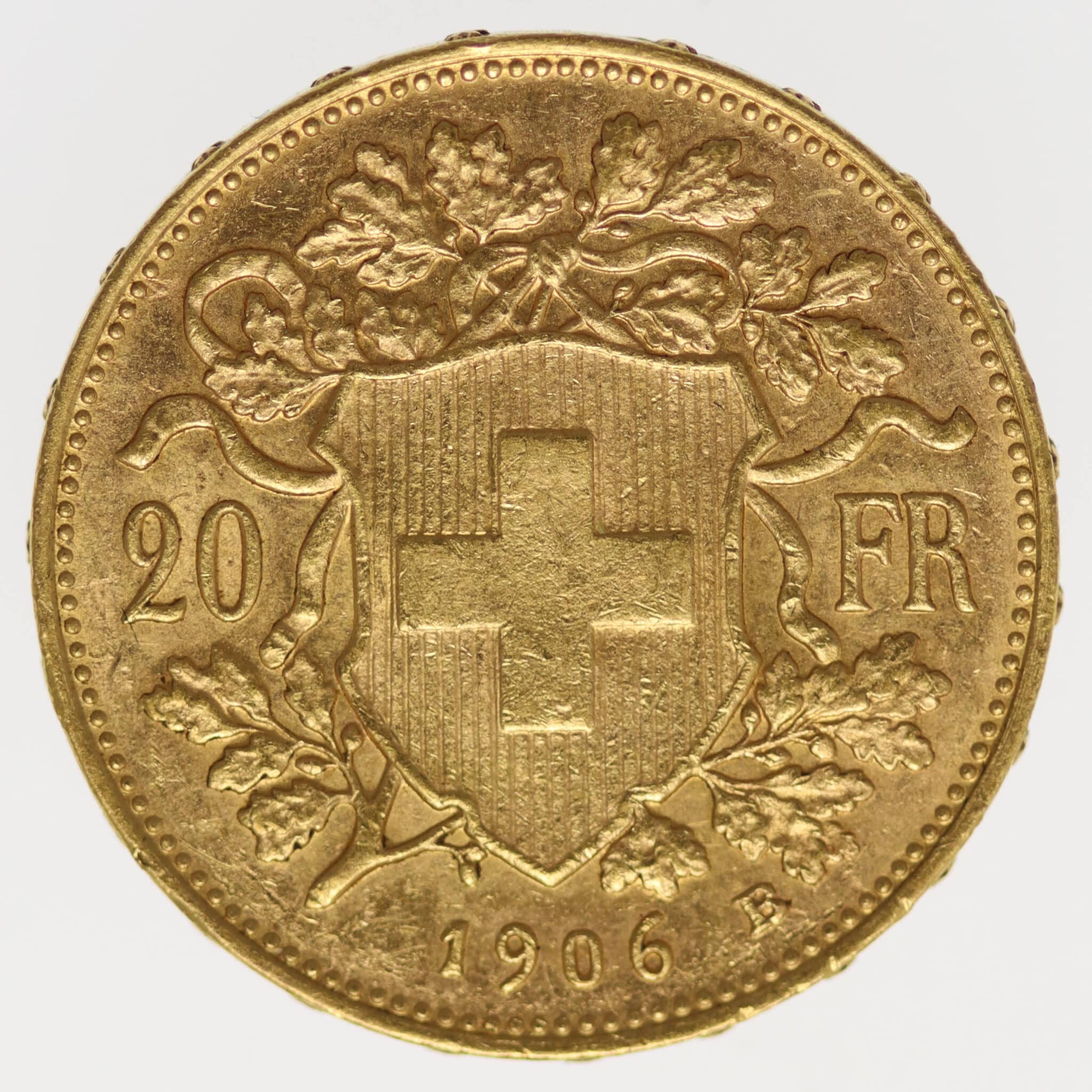 schweiz - Schweiz 20 Franken 1906 B Vreneli