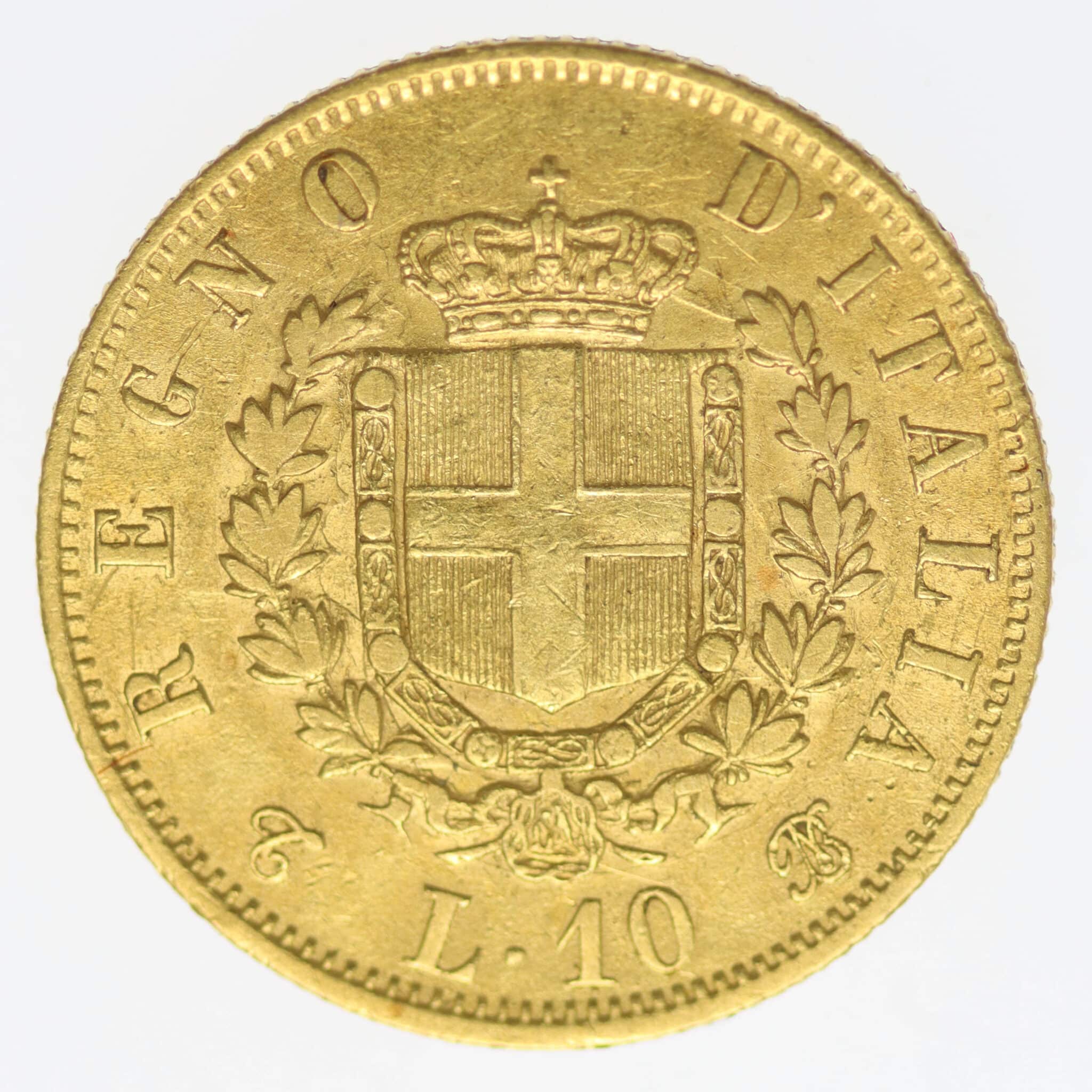 italien - Italien Vittorio Emanuele II. 10 Lire 1863