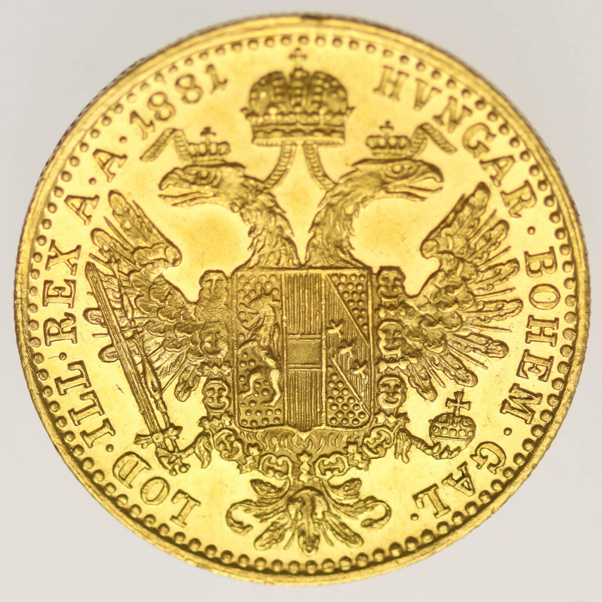 oesterreich - Österreich Kaiserreich Franz Joseph I. Dukat 1881