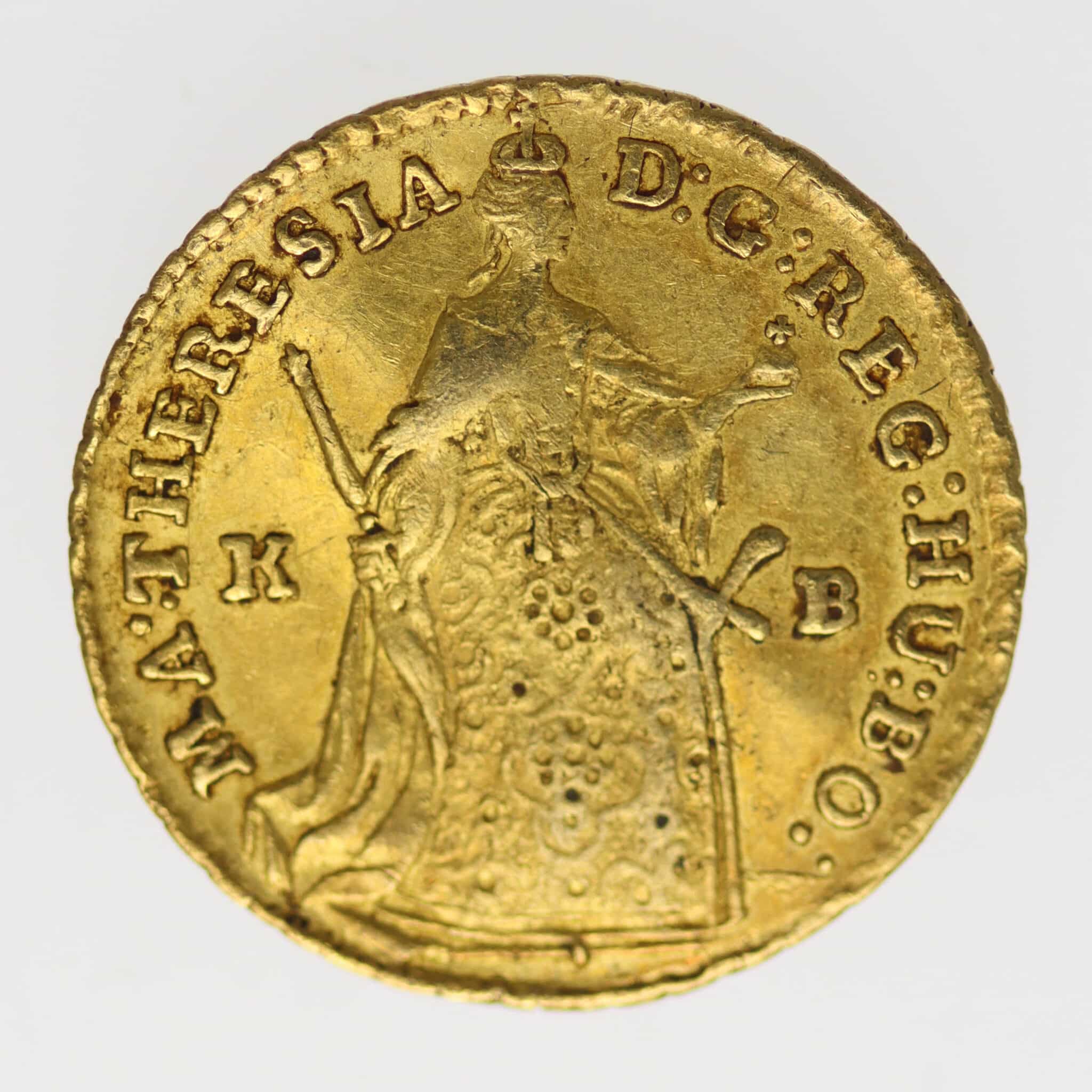 ungarn - Ungarn Maria Theresia Dukat 1743