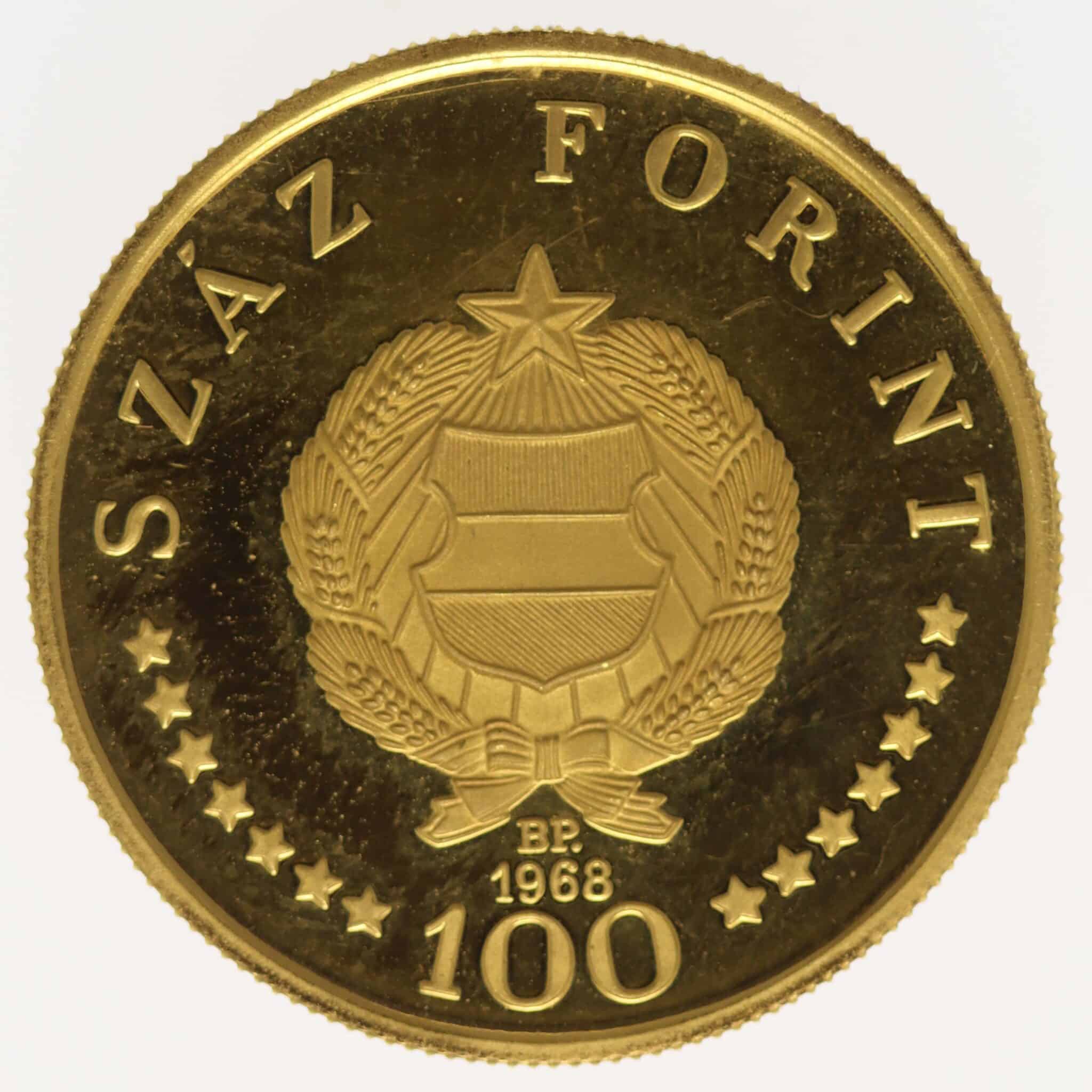 ungarn - Ungarn 100 Forint 1968