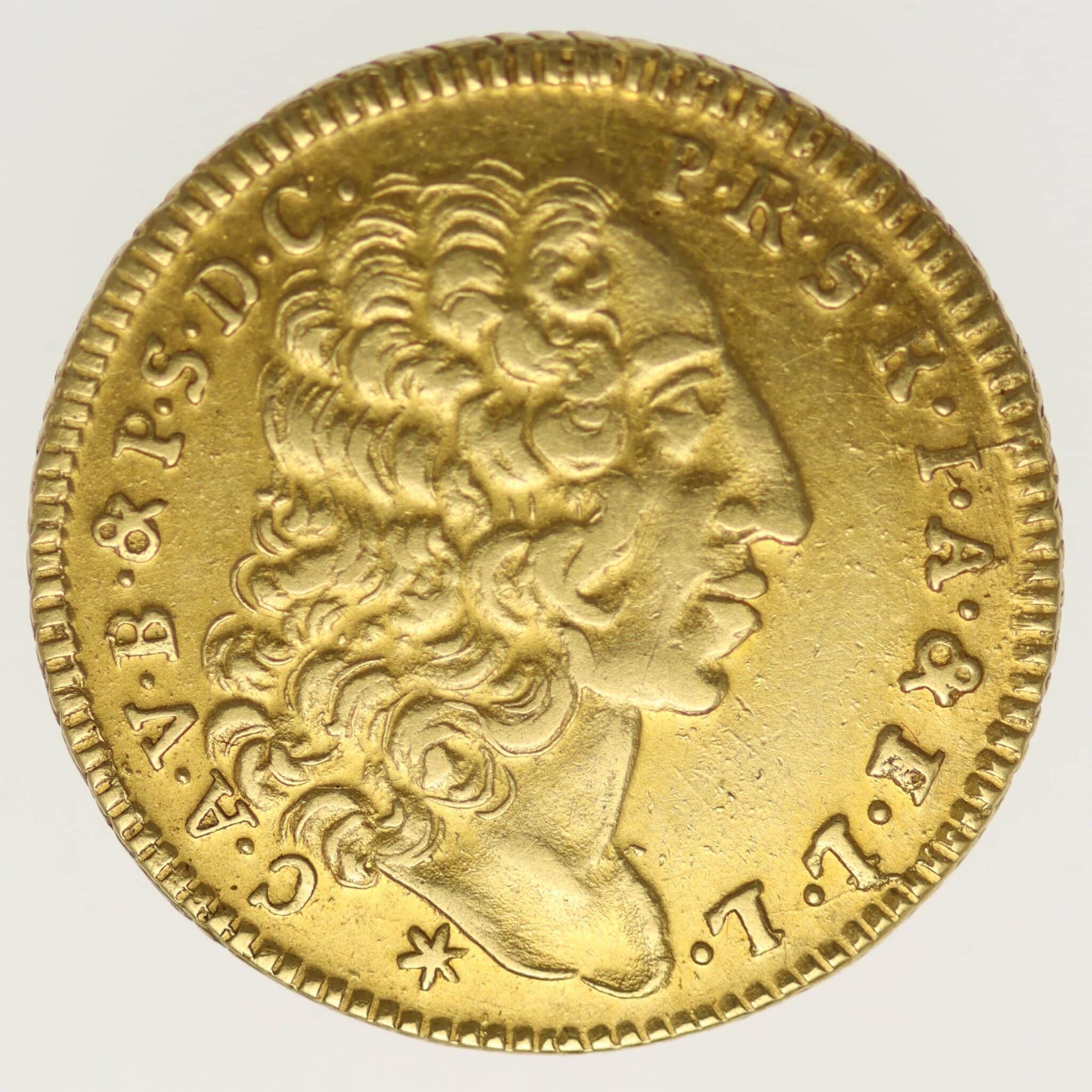 altdeutschland - Bayern Karl Albrecht 1/2 Karolin 1730