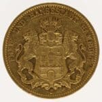 deutsches-kaiserreich-ab-1871 - Hamburg Stadtwappen 20 Mark 1884