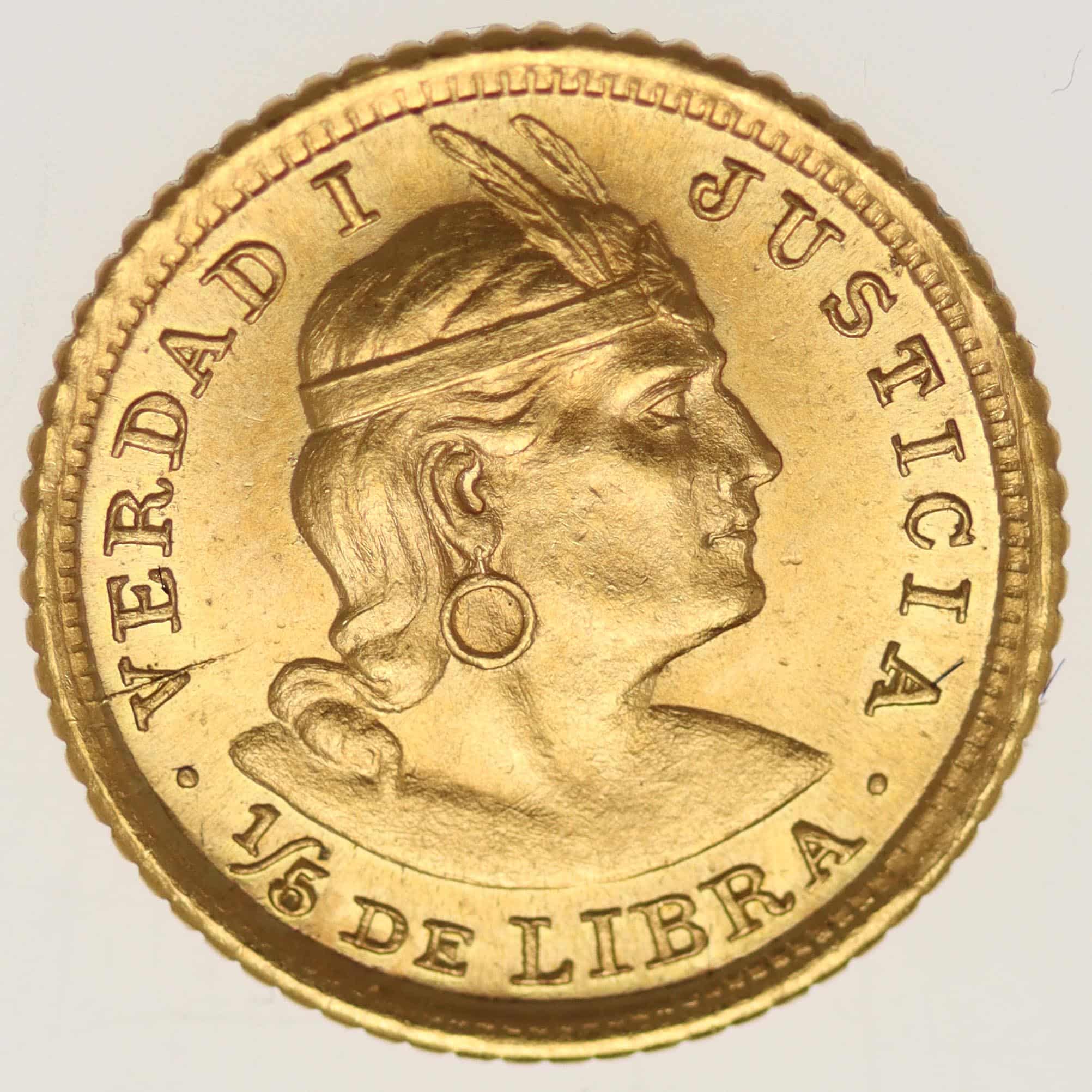 peru - Peru 1/5 Libra 1961