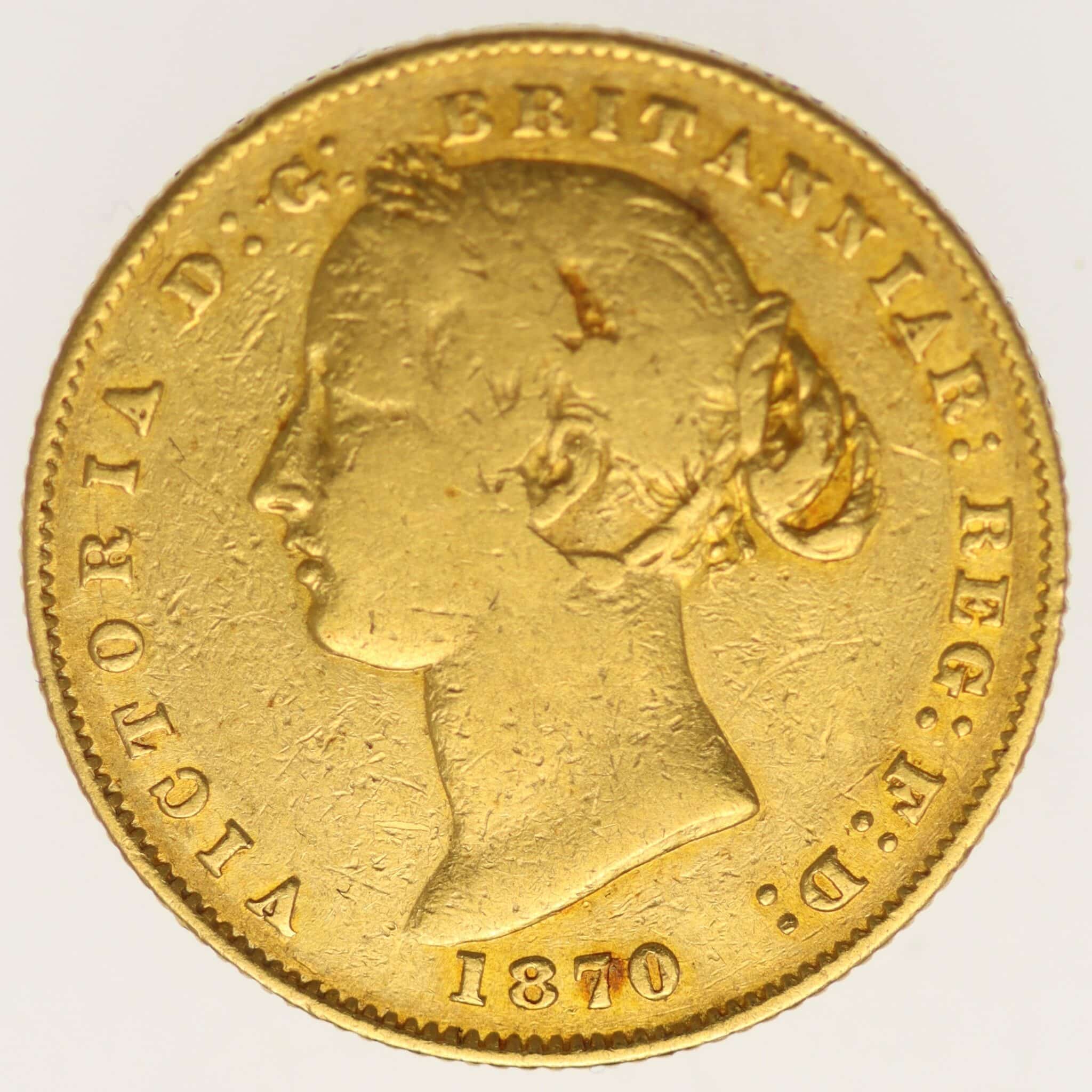 australien - Australien Victoria Sovereign 1870