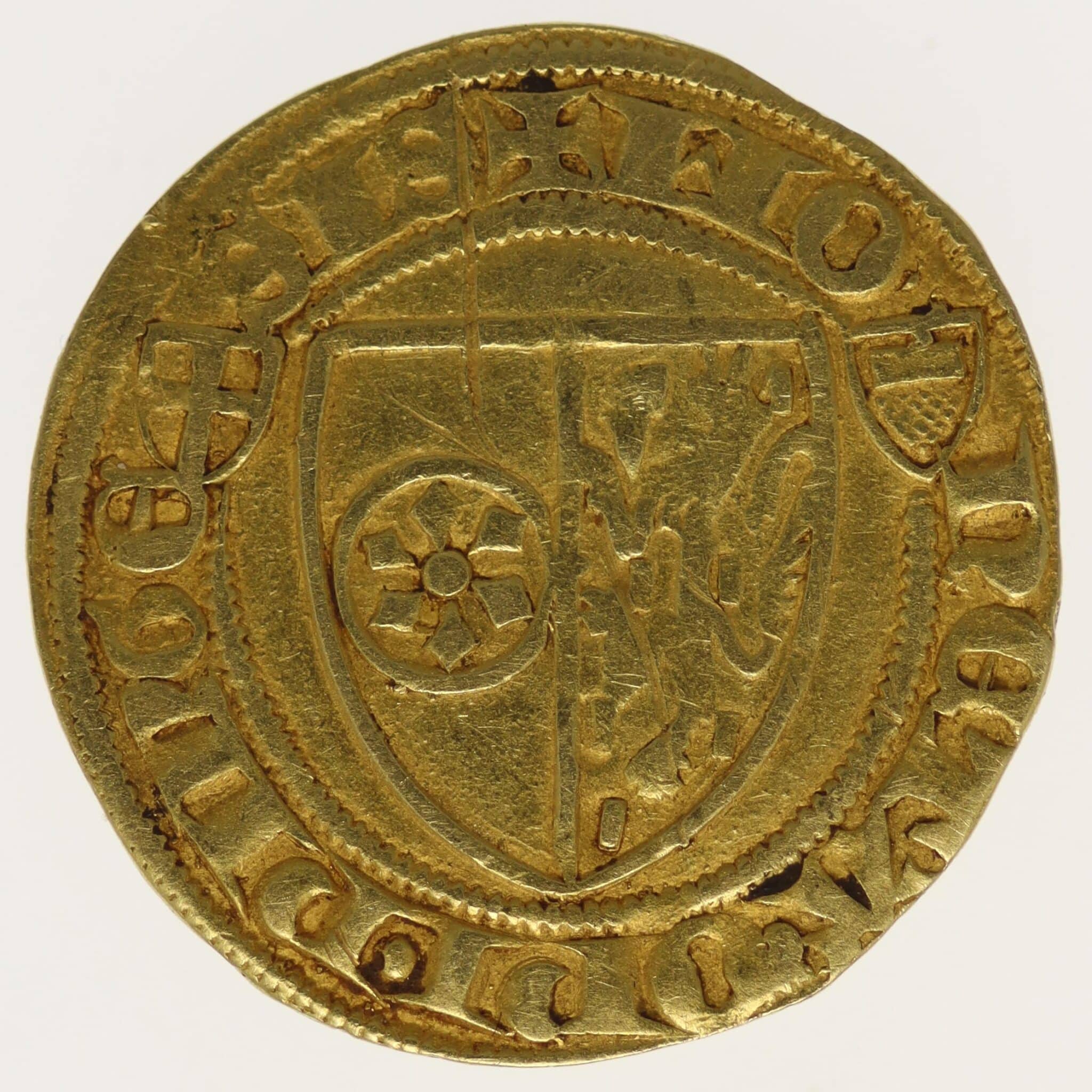 altdeutschland - Mainz Johann II. von Nassau Goldgulden o. J.