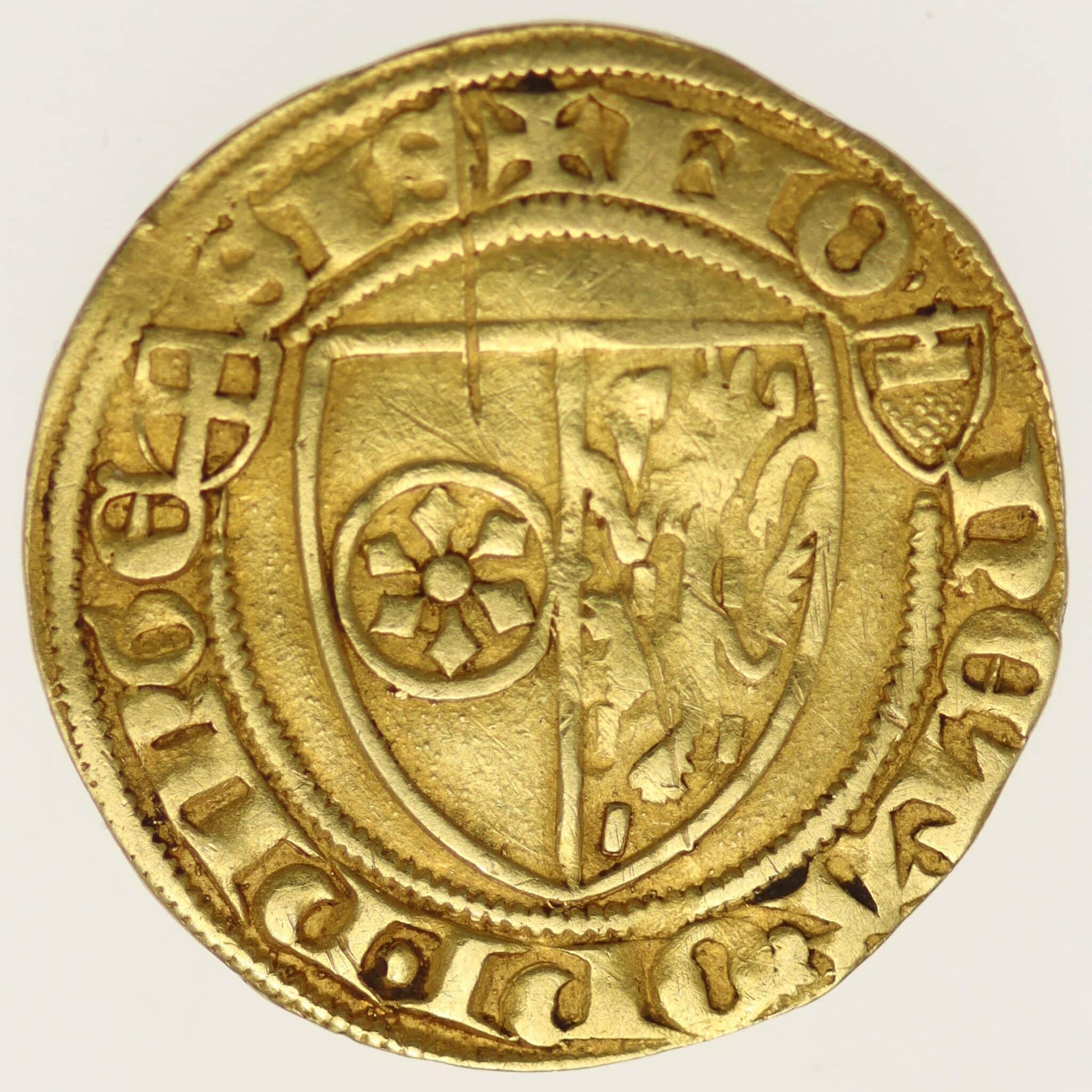 altdeutschland - Mainz Johann II. von Nassau Goldgulden o. J.