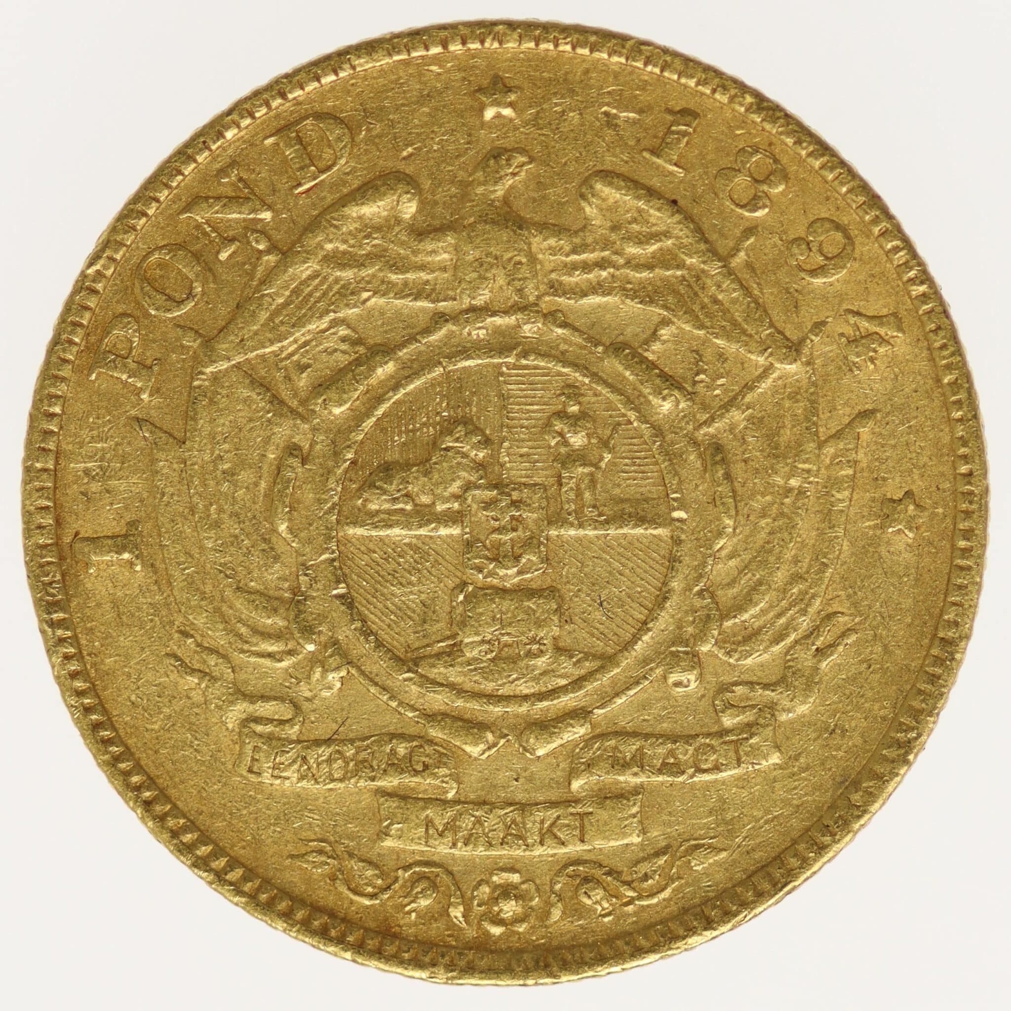 suedafrika - Südafrika 1 Pond 1894
