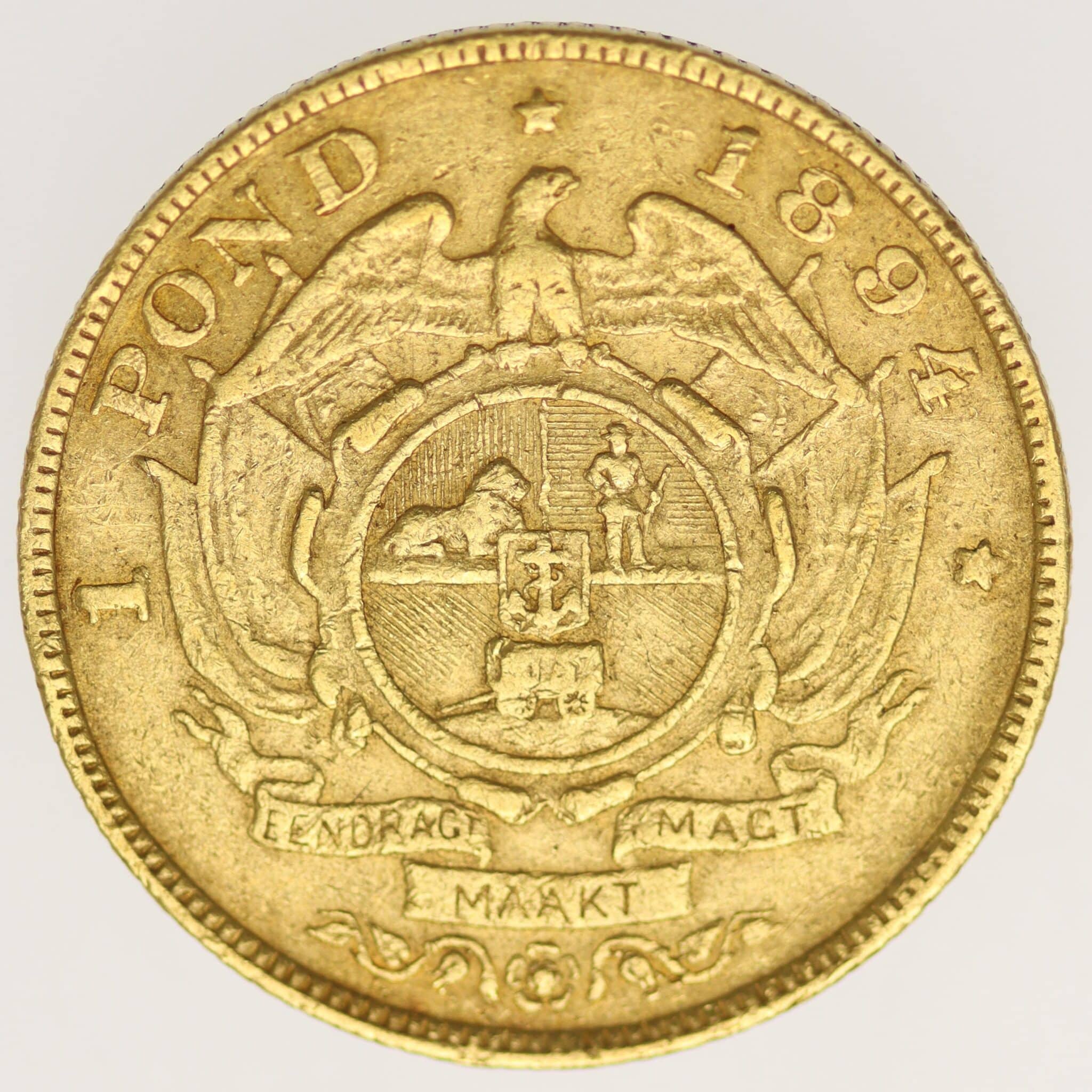 suedafrika - Südafrika 1 Pond 1894