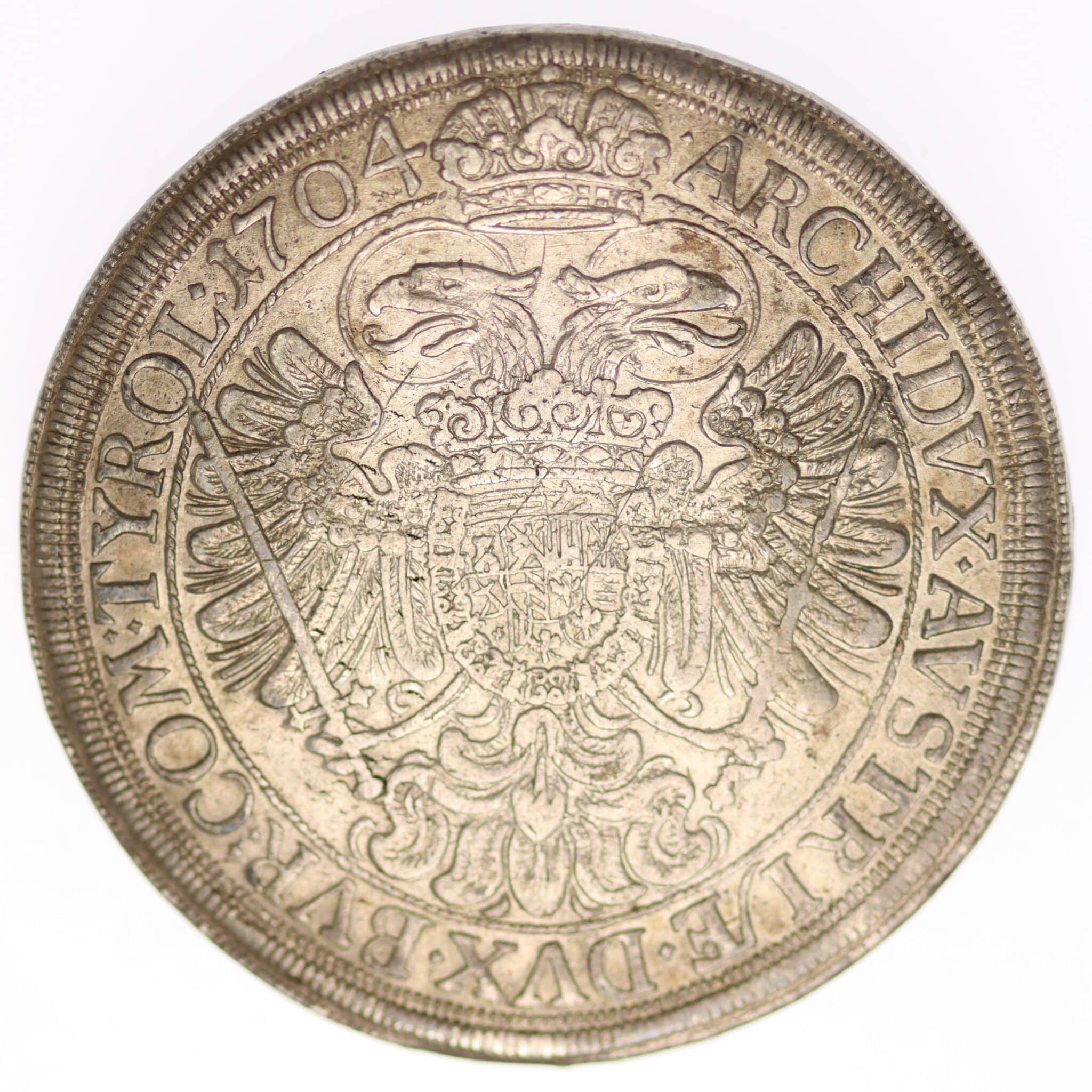 oesterreich-silbermuenzen-uebriges-europa - Österreich Habsburg Leopold I. Taler 1704