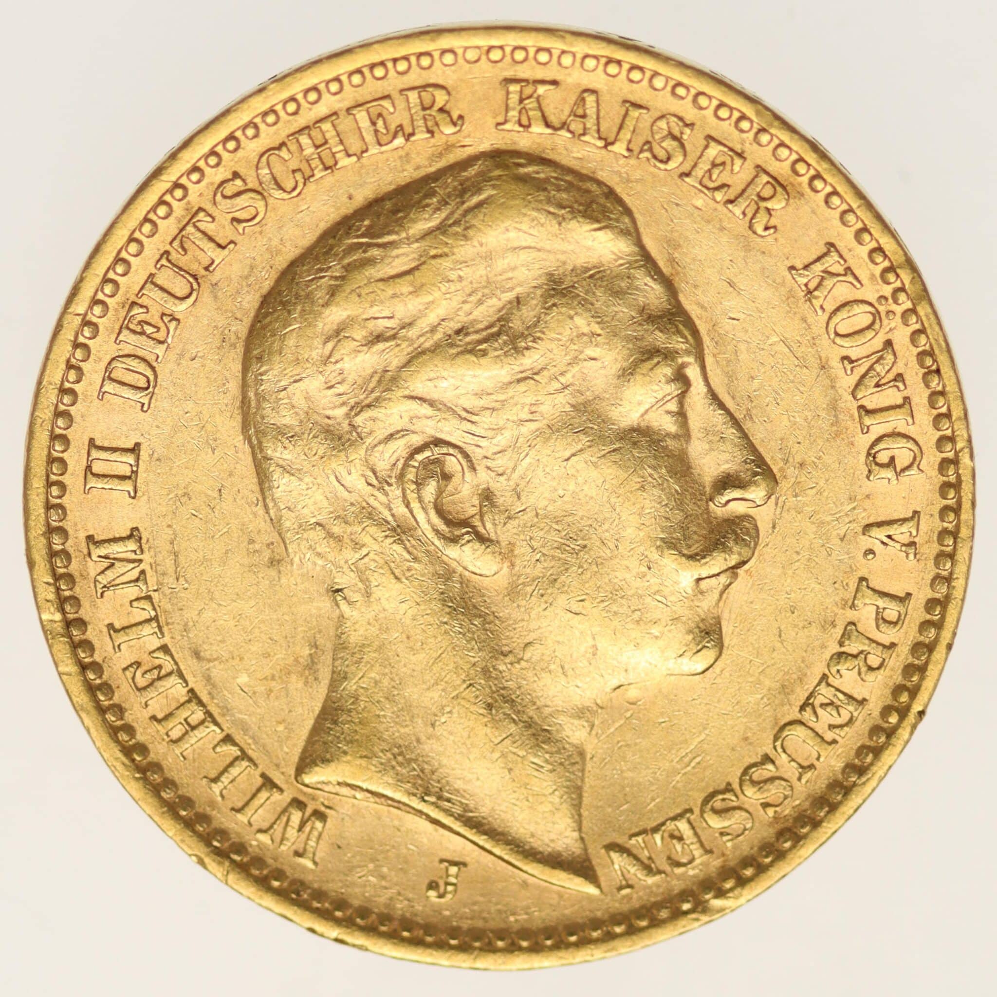 deutsches-kaiserreich-ab-1871 - Preussen Wilhelm II. 20 Mark 1906 J