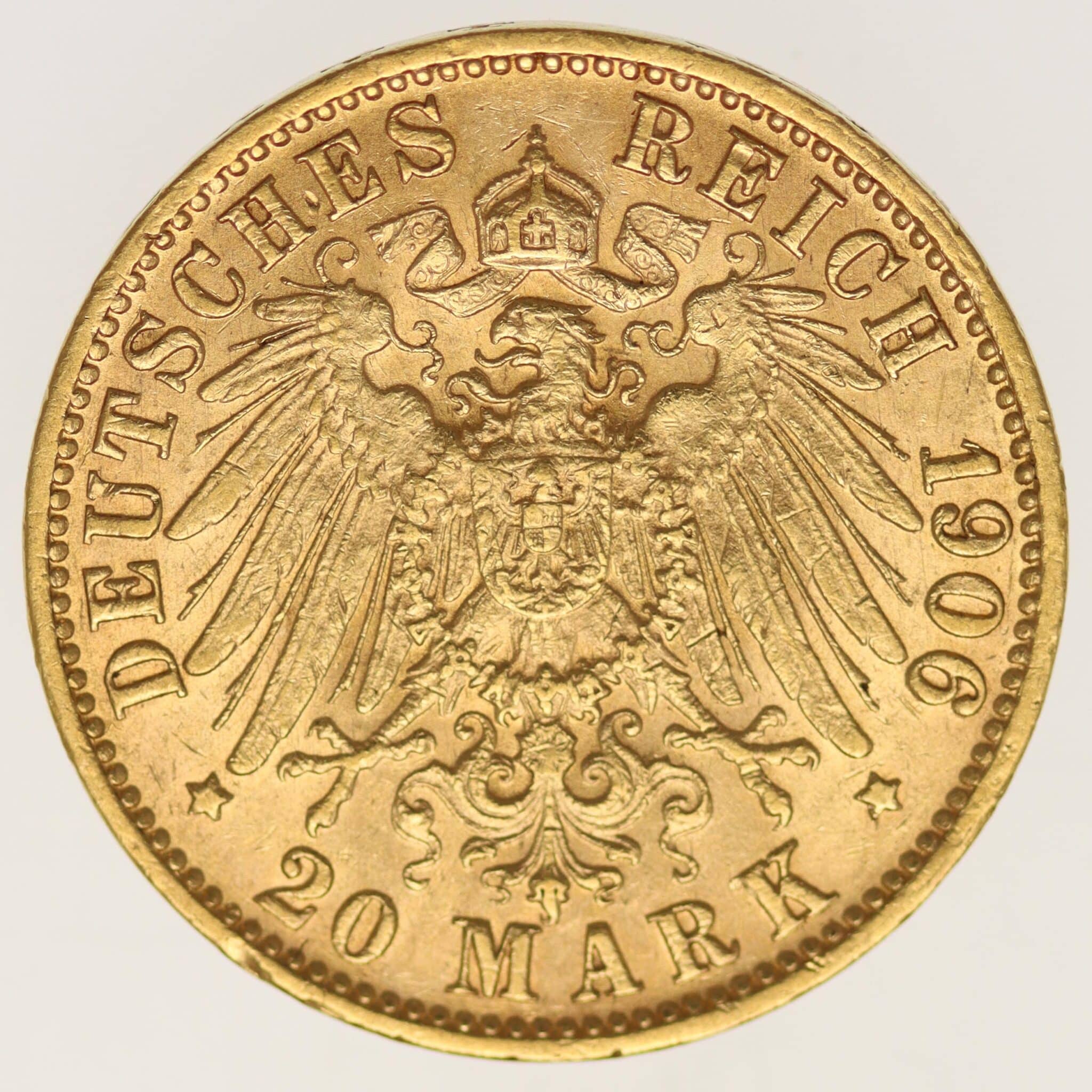 deutsches-kaiserreich-ab-1871 - Preussen Wilhelm II. 20 Mark 1906 J