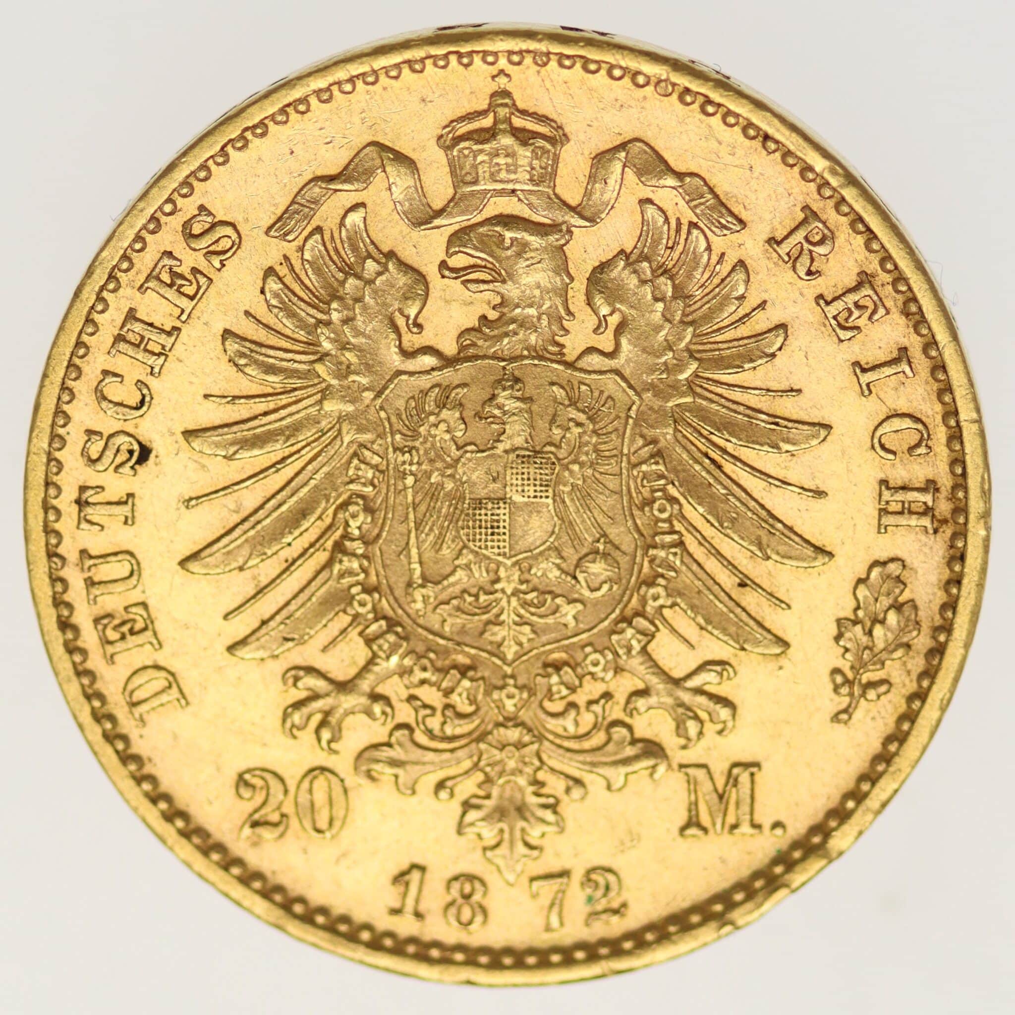 deutsches-kaiserreich-ab-1871 - Bayern Ludwig II. 20 Mark 1872