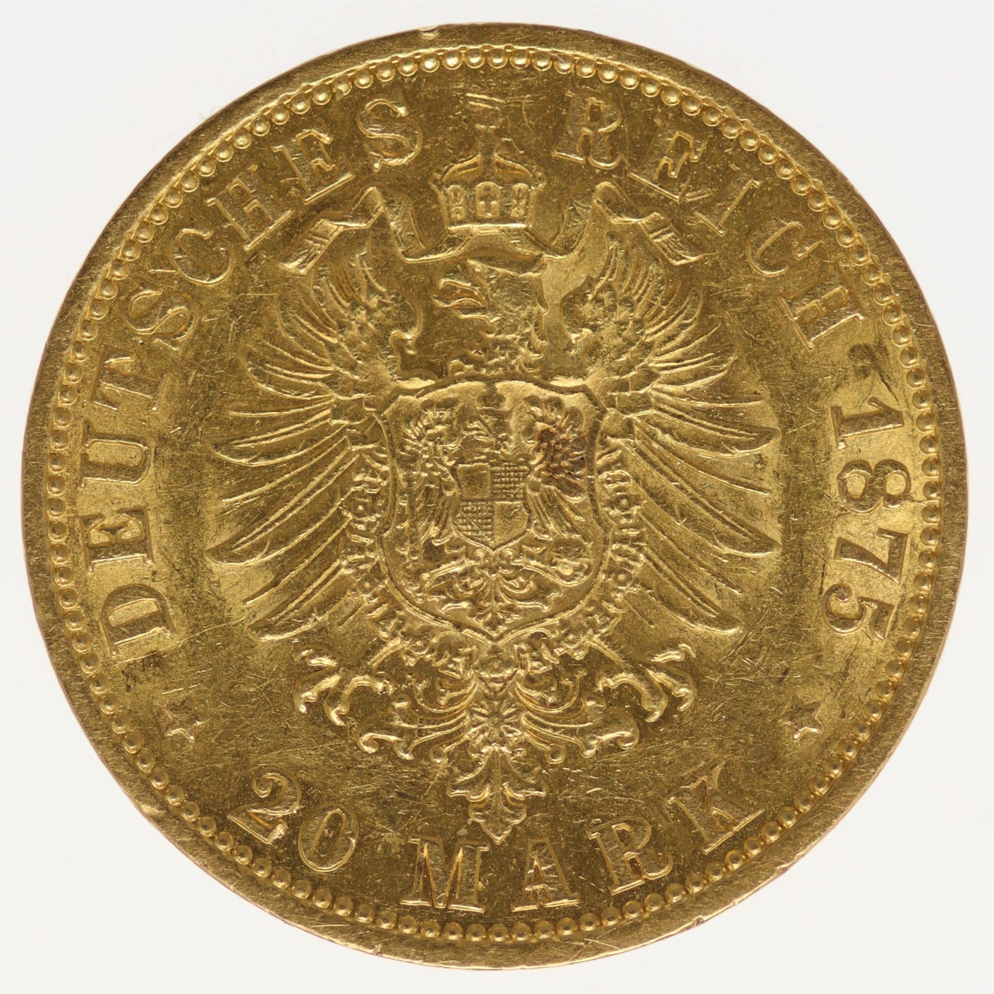 deutsches-kaiserreich-ab-1871 - Braunschweig Lüneburg Wilhelm 20 Mark 1875