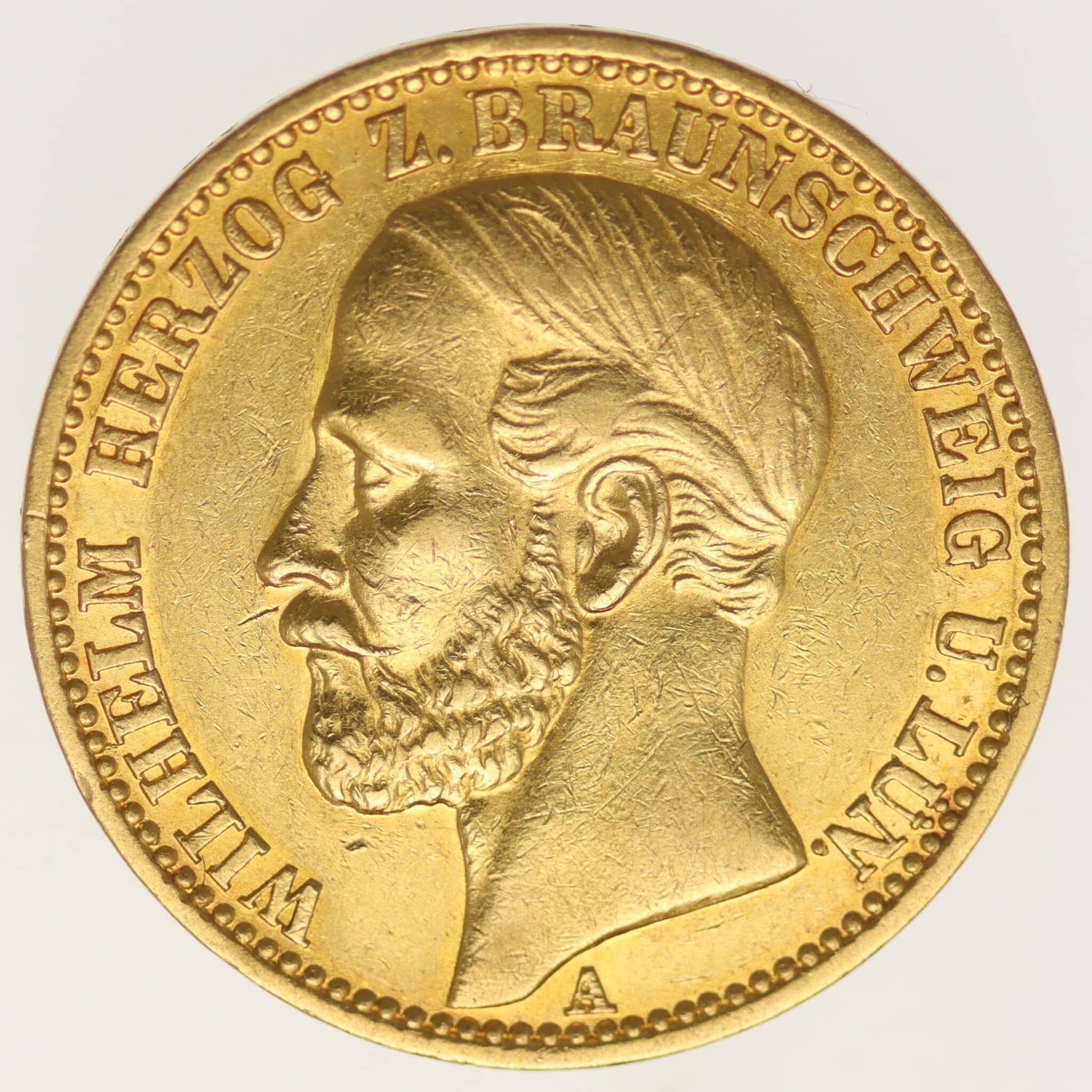deutsches-kaiserreich-ab-1871 - Braunschweig Lüneburg Wilhelm 20 Mark 1875