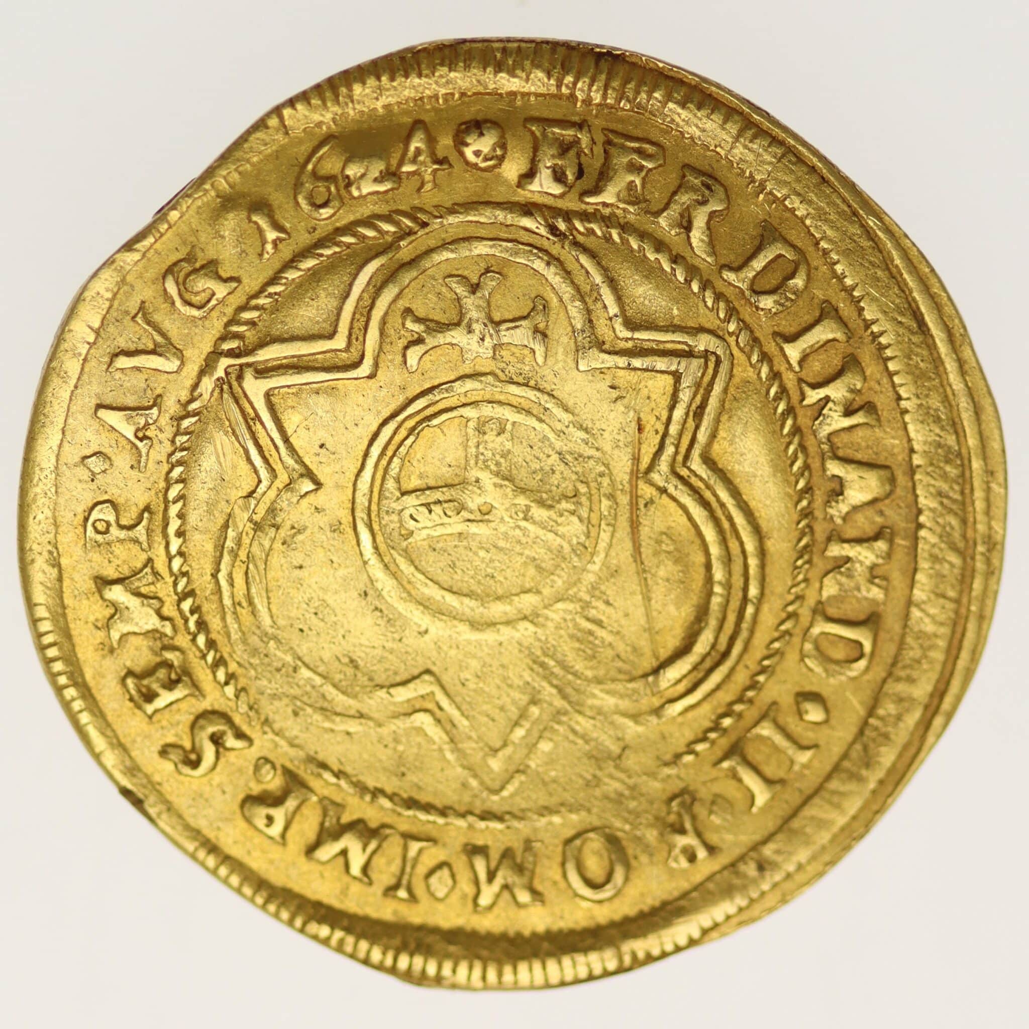altdeutschland - Frankfurt Stadt Goldgulden 1624