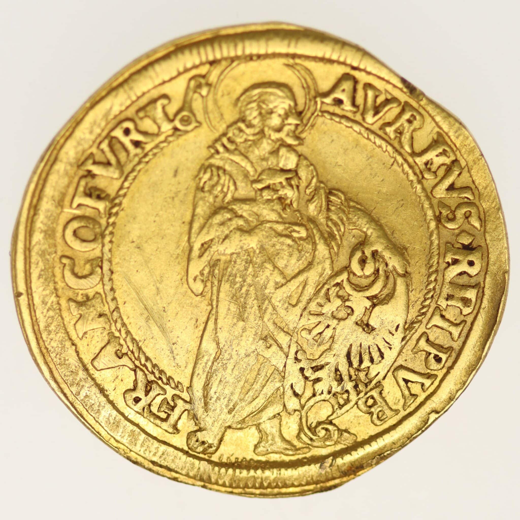 altdeutschland - Frankfurt Stadt Goldgulden 1624