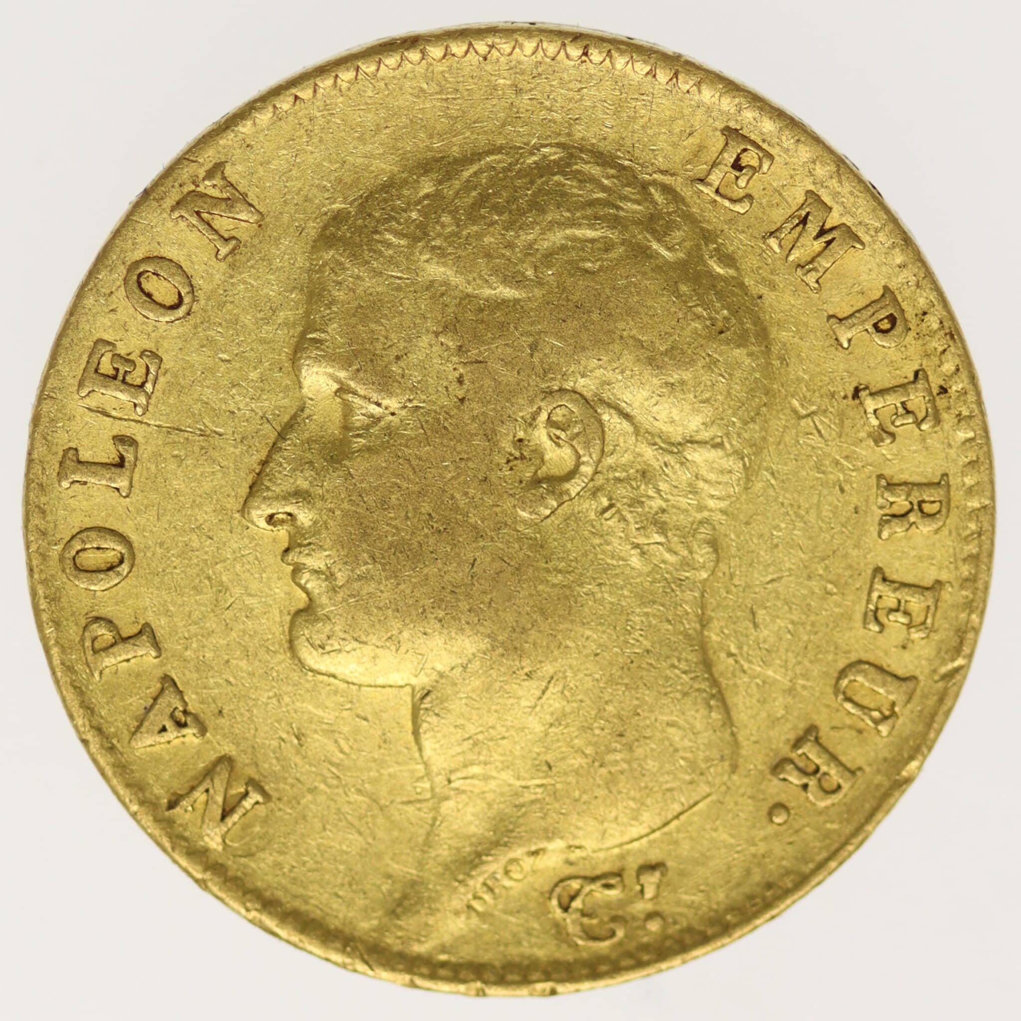 frankreich - Frankreich Napoleon I. 20 Francs AN 14