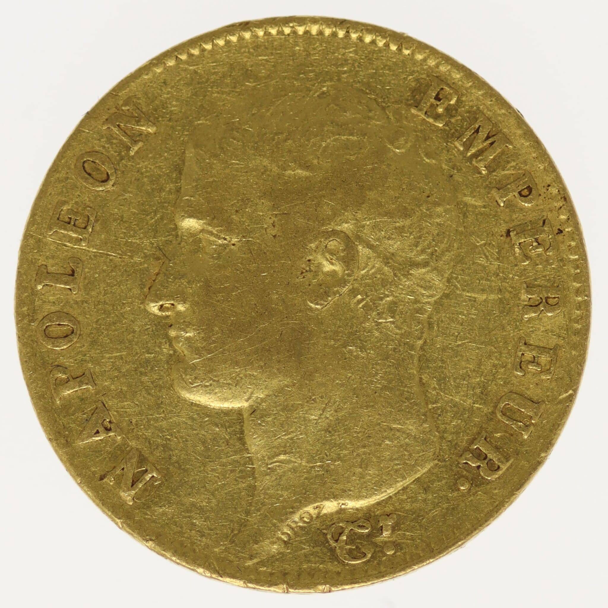 frankreich - Frankreich Napoleon I. 20 Francs AN 14