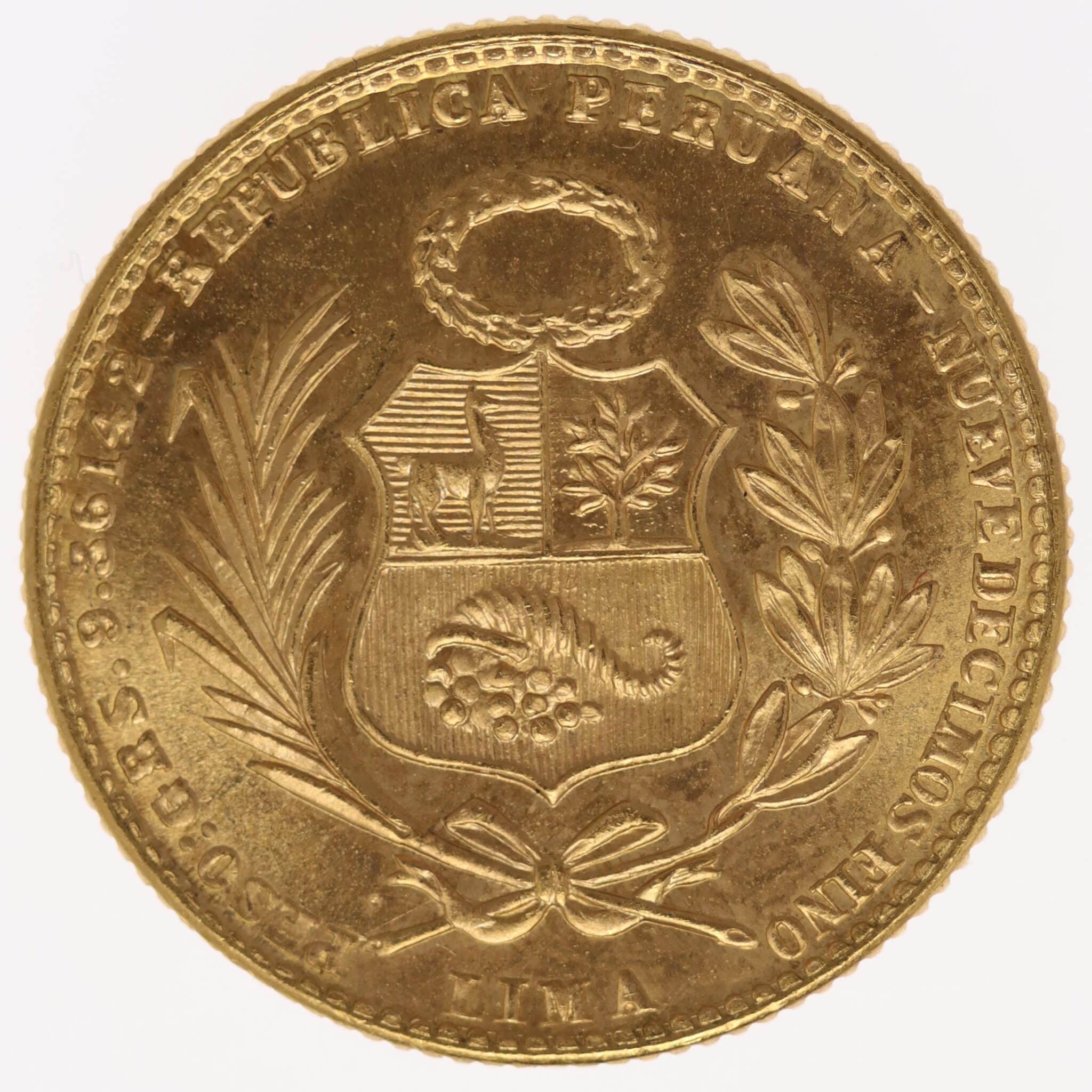 peru - Peru 20 Soles 1965