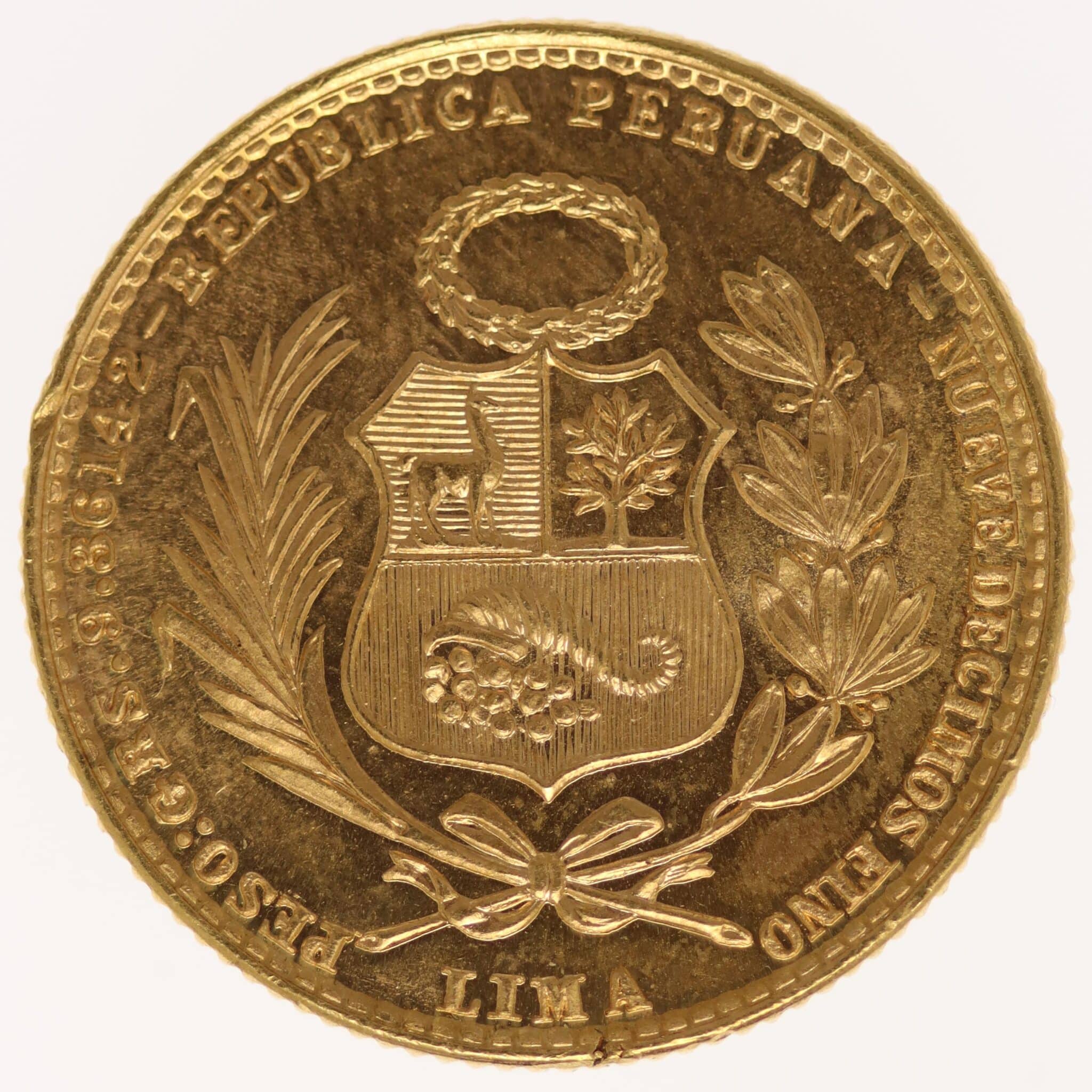 peru - Peru 20 Soles 1960