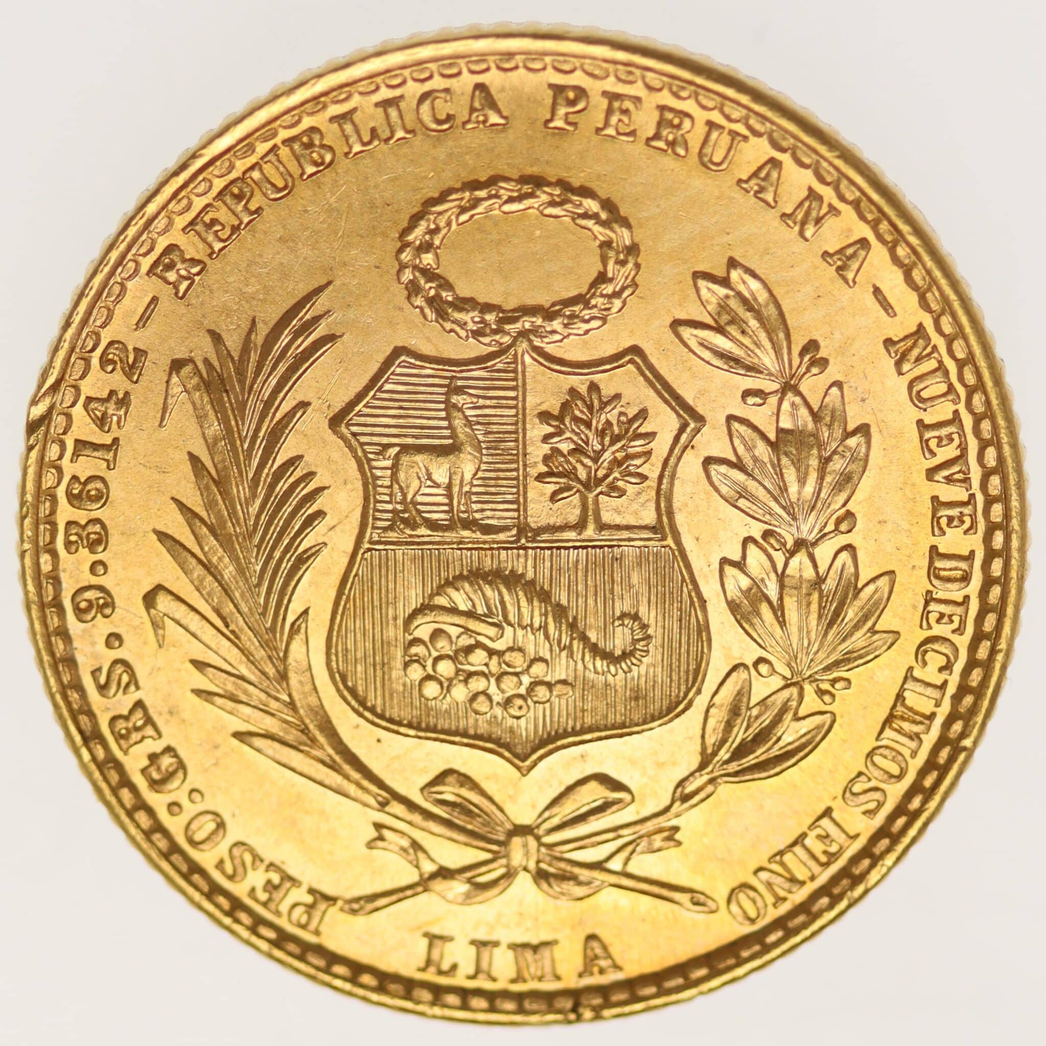 peru - Peru 20 Soles 1960
