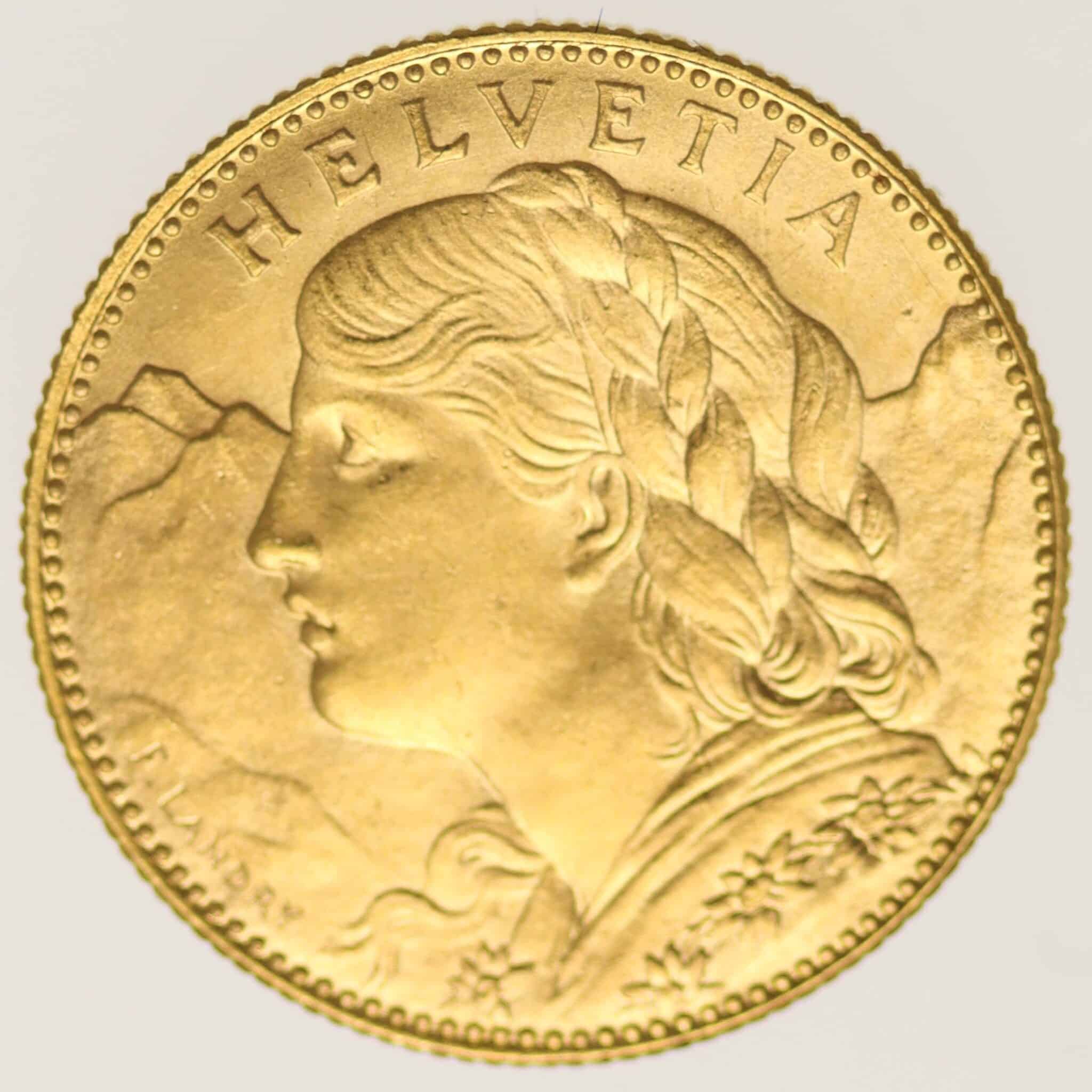schweiz - Schweiz 10 Franken 1911 Vreneli