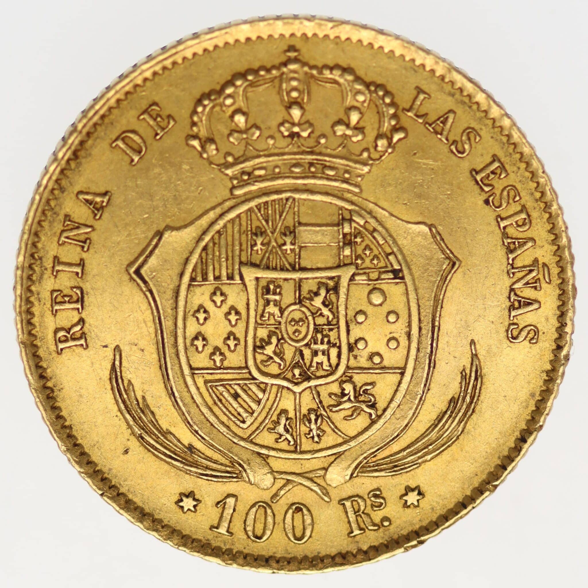spanien - Spanien Isabella II. 100 Reales 1862