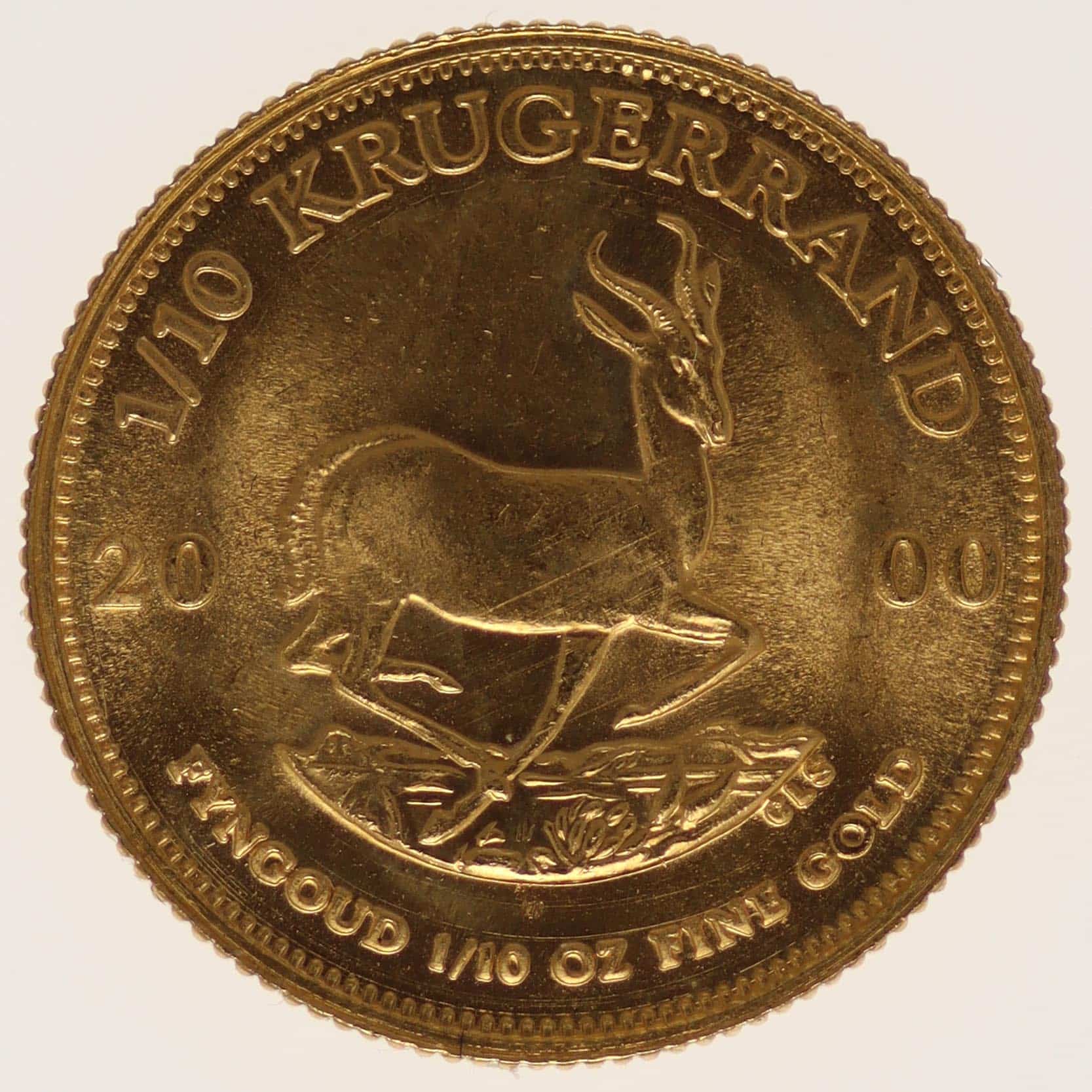 suedafrika - Südafrika Krügerrand 1/10 Unze 2000
