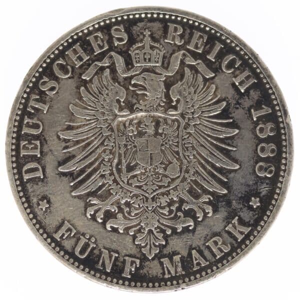 proaurum-wuerttemberg_karl_5_mark_1888_13542_2