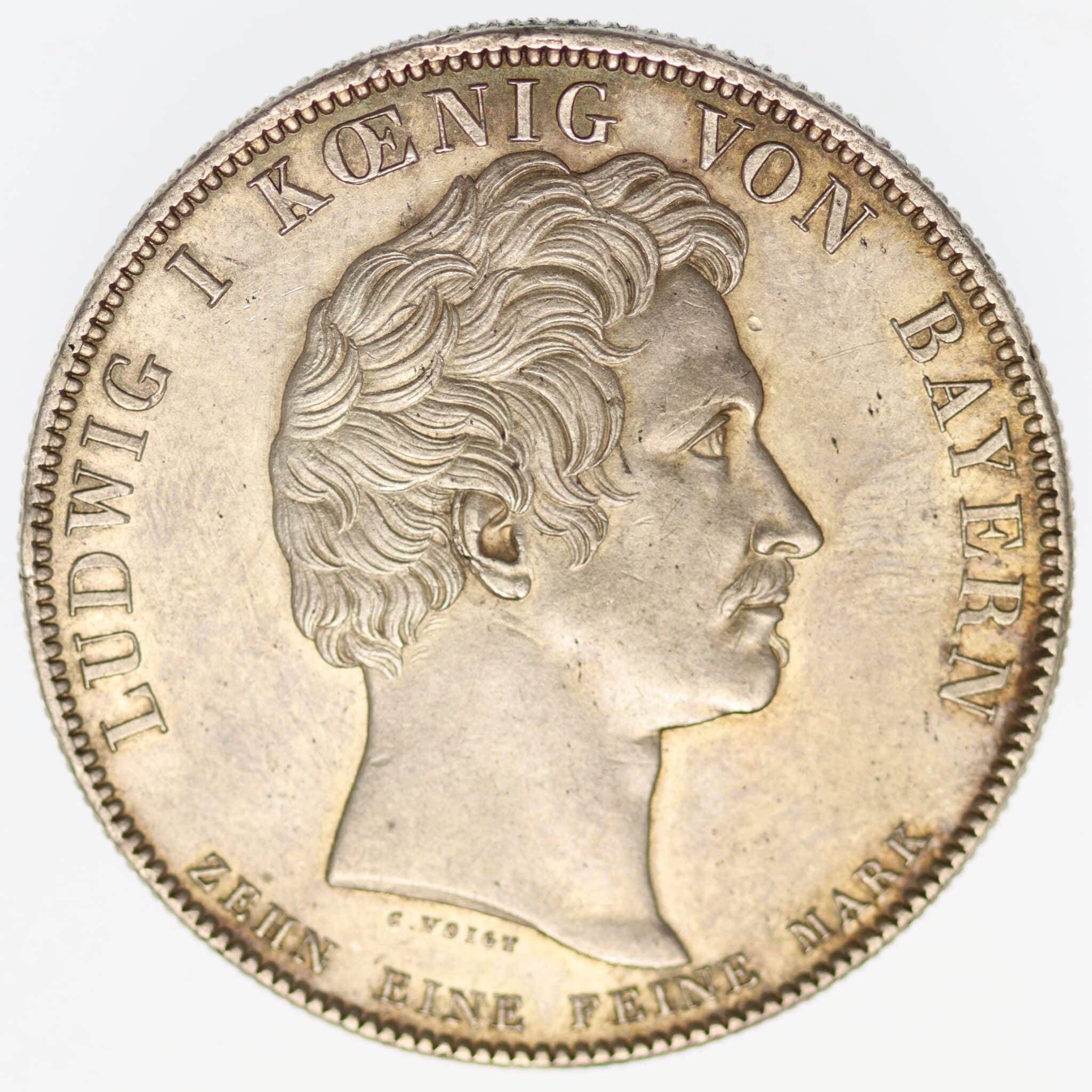 altdeutschland-deutsche-silbermuenzen - Bayern Ludwig I. Taler 1829