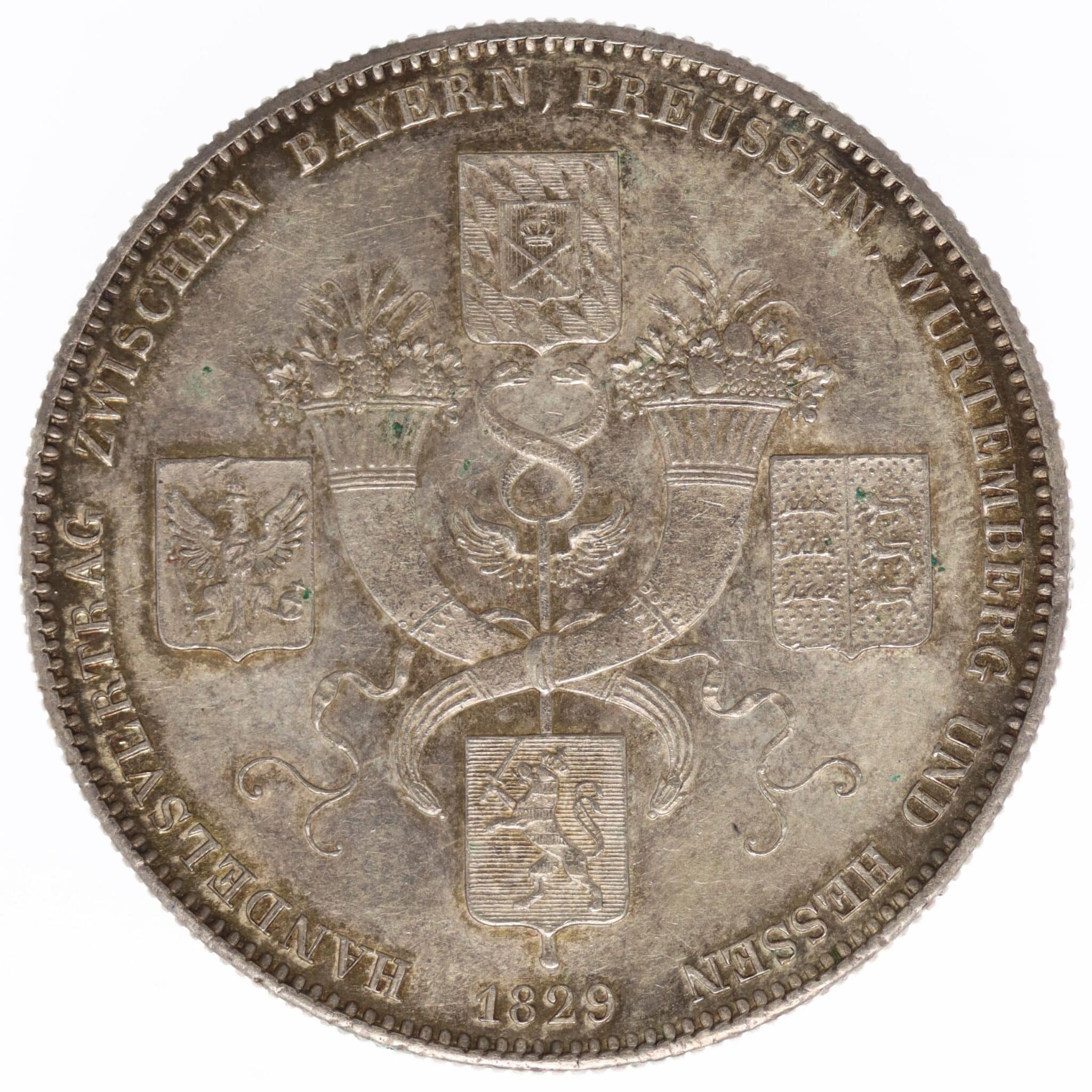 altdeutschland-deutsche-silbermuenzen - Bayern Ludwig I. Taler 1829