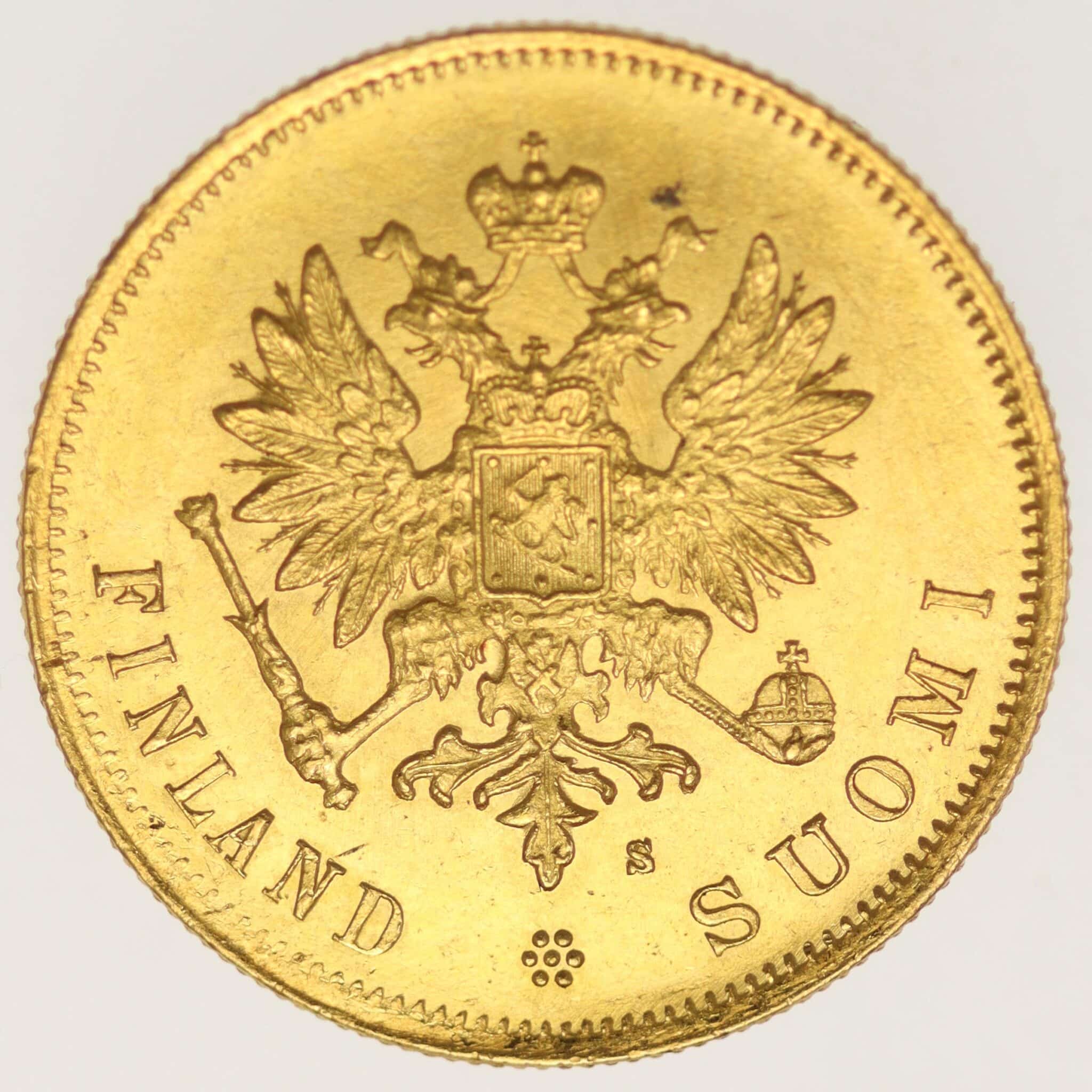 finnland - Finnland Alexander II. 10 Markkaa 1879