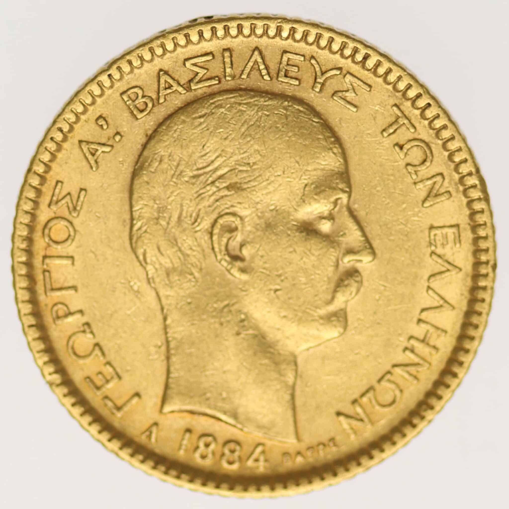 griechenland - Griechenland Georg I. 20 Drachmen 1884