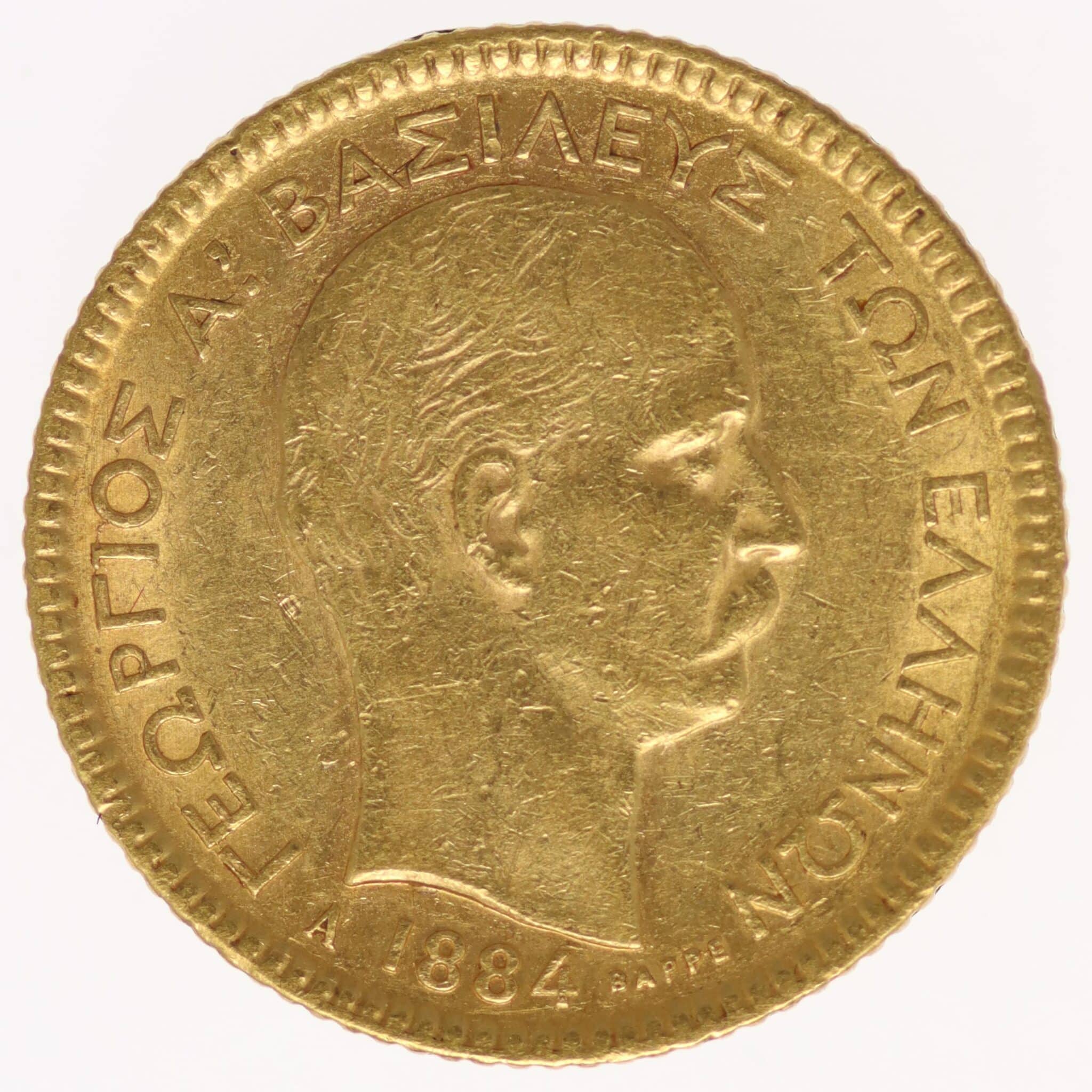 griechenland - Griechenland Georg I. 20 Drachmen 1884