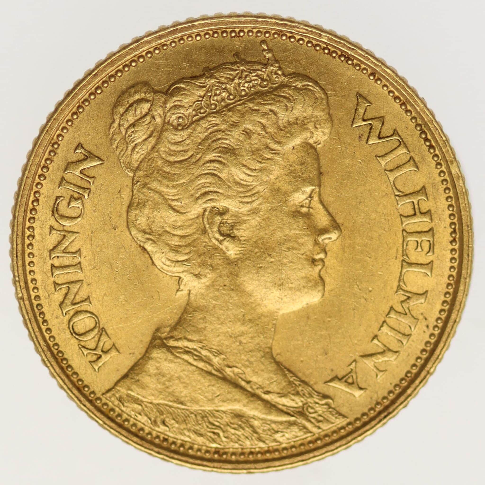 niederlande - Niederlande Wilhelmina 5 Gulden 1912