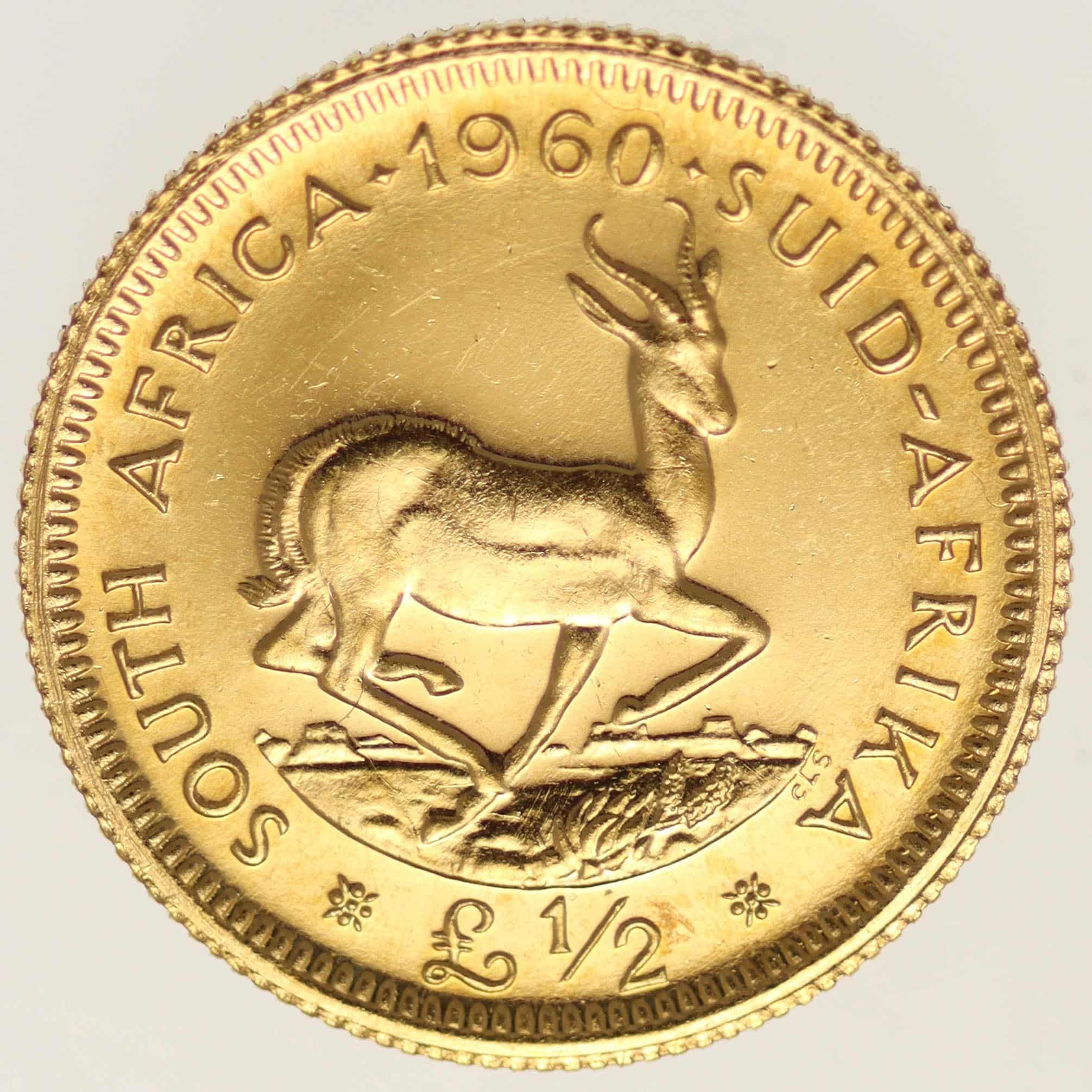 suedafrika - Südafrika Elisabeth II. Half Pound 1960