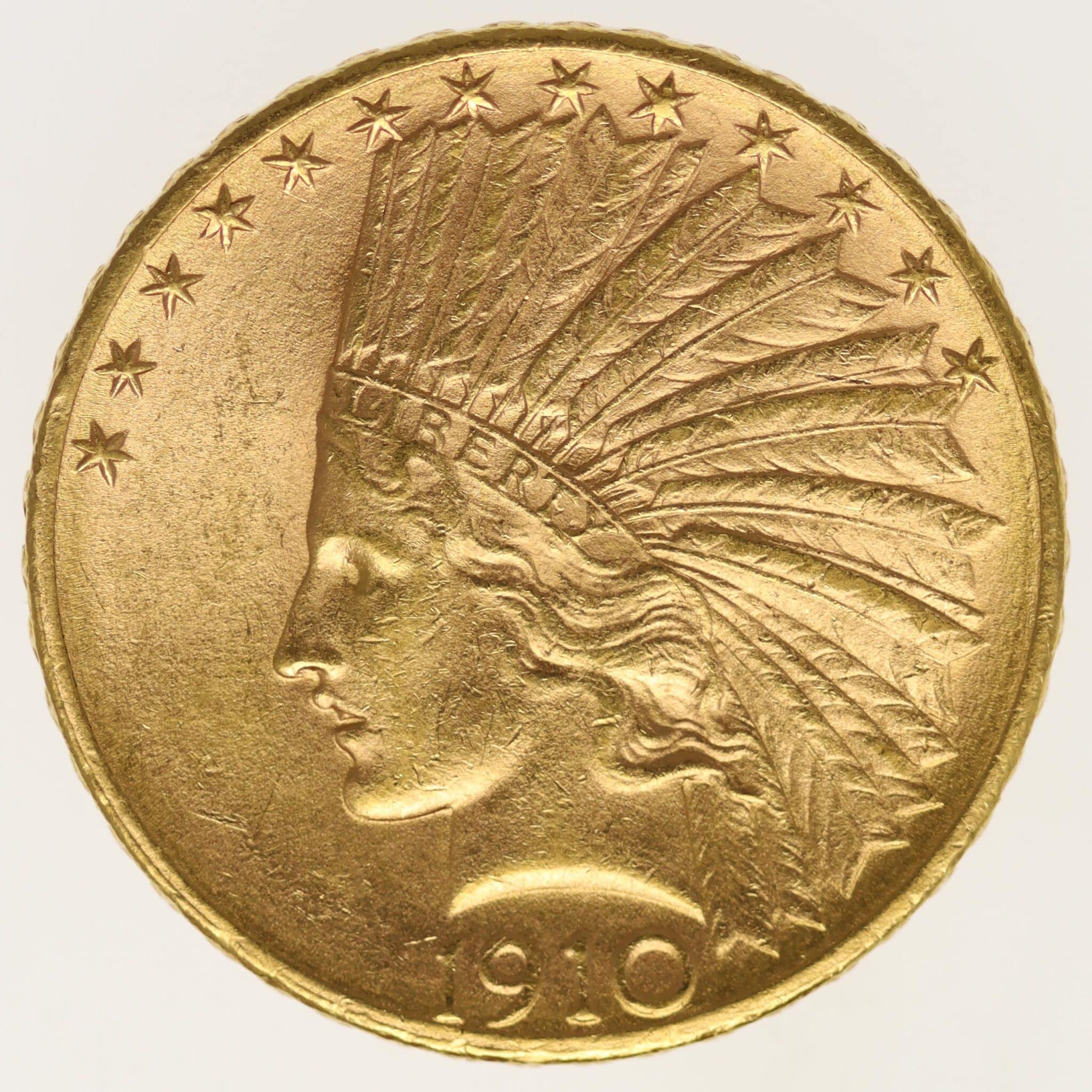 usa - USA 10 Dollars 1910 D Indianer