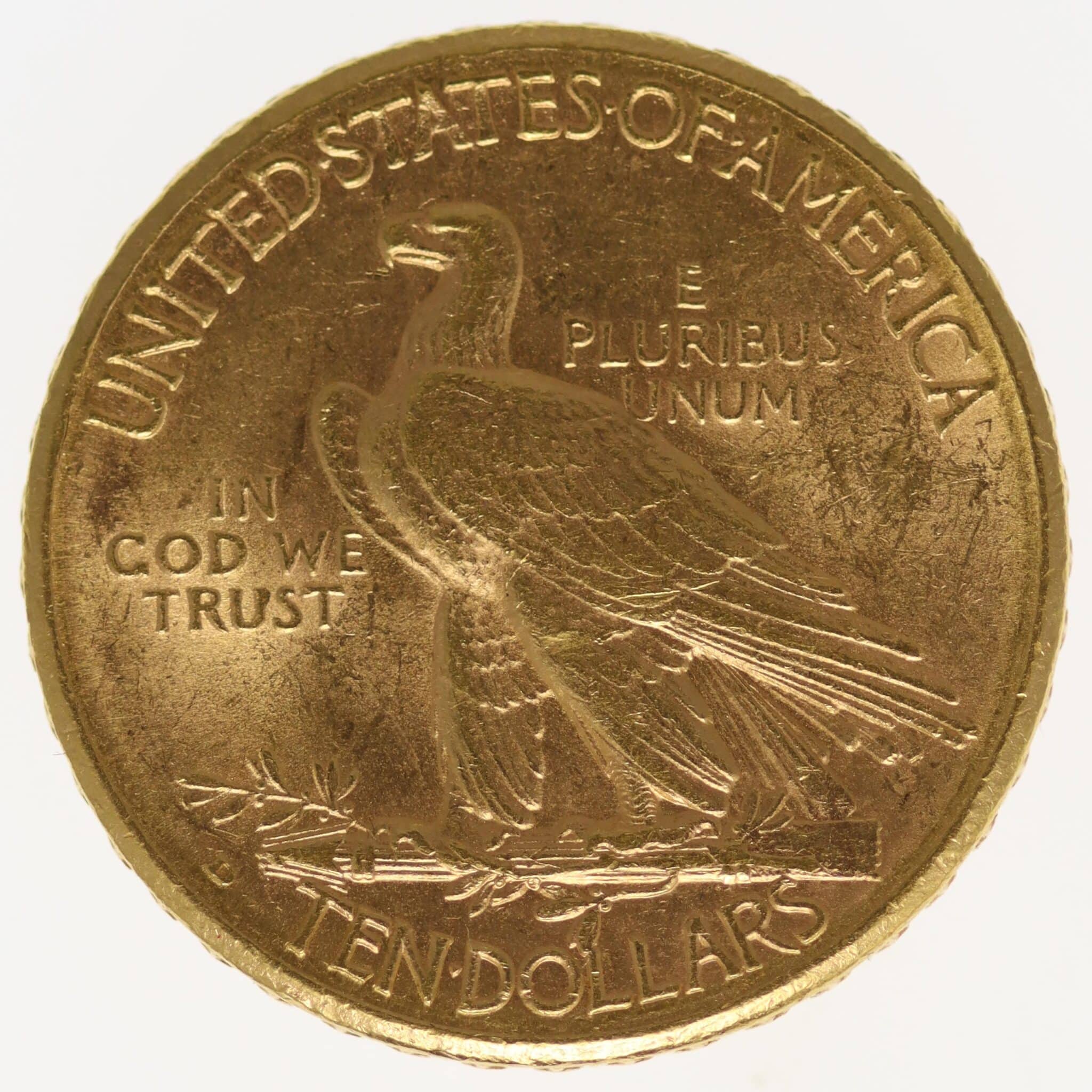 usa - USA 10 Dollars 1910 D Indianer