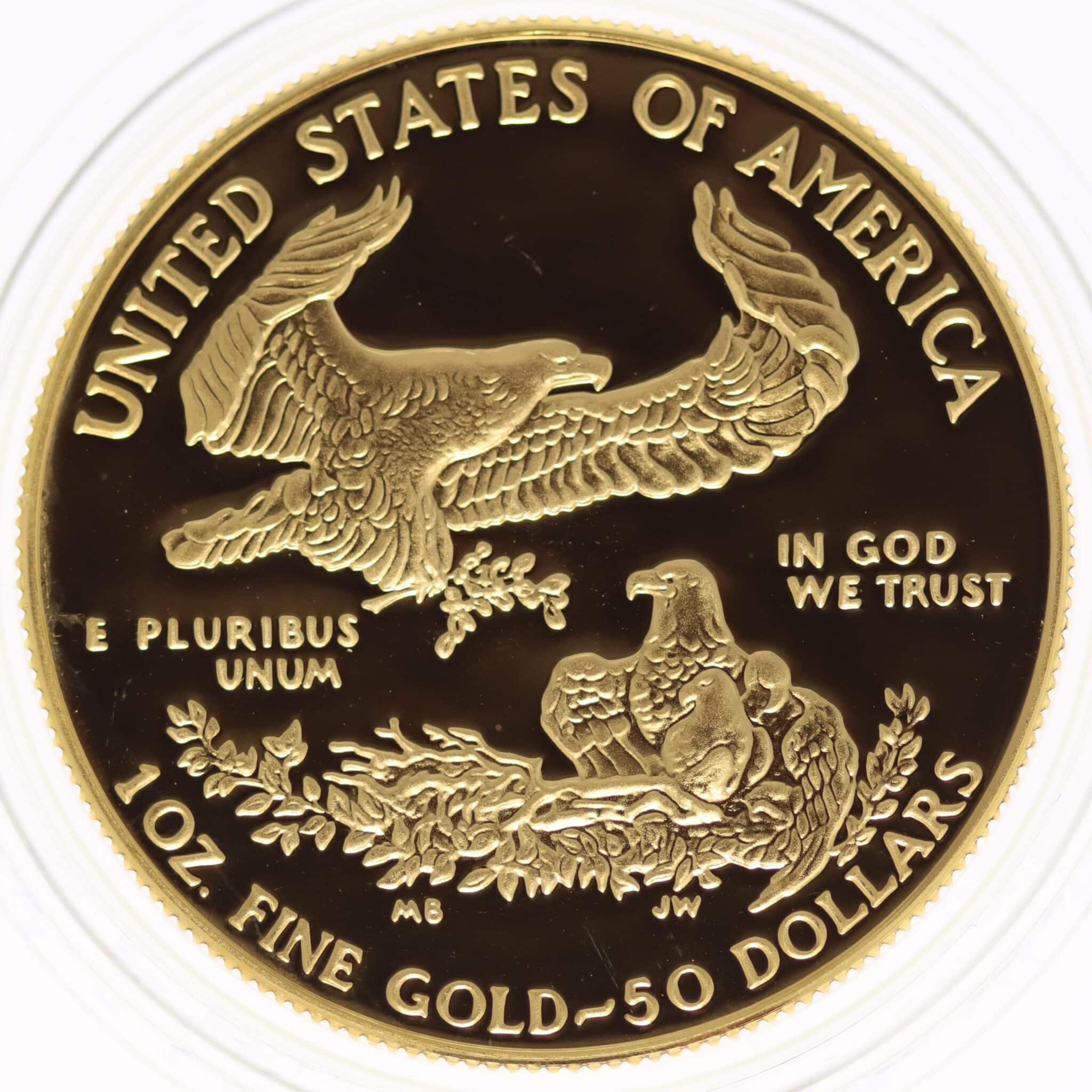 usa - USA 50 Dollars 1986 American Eagle proof