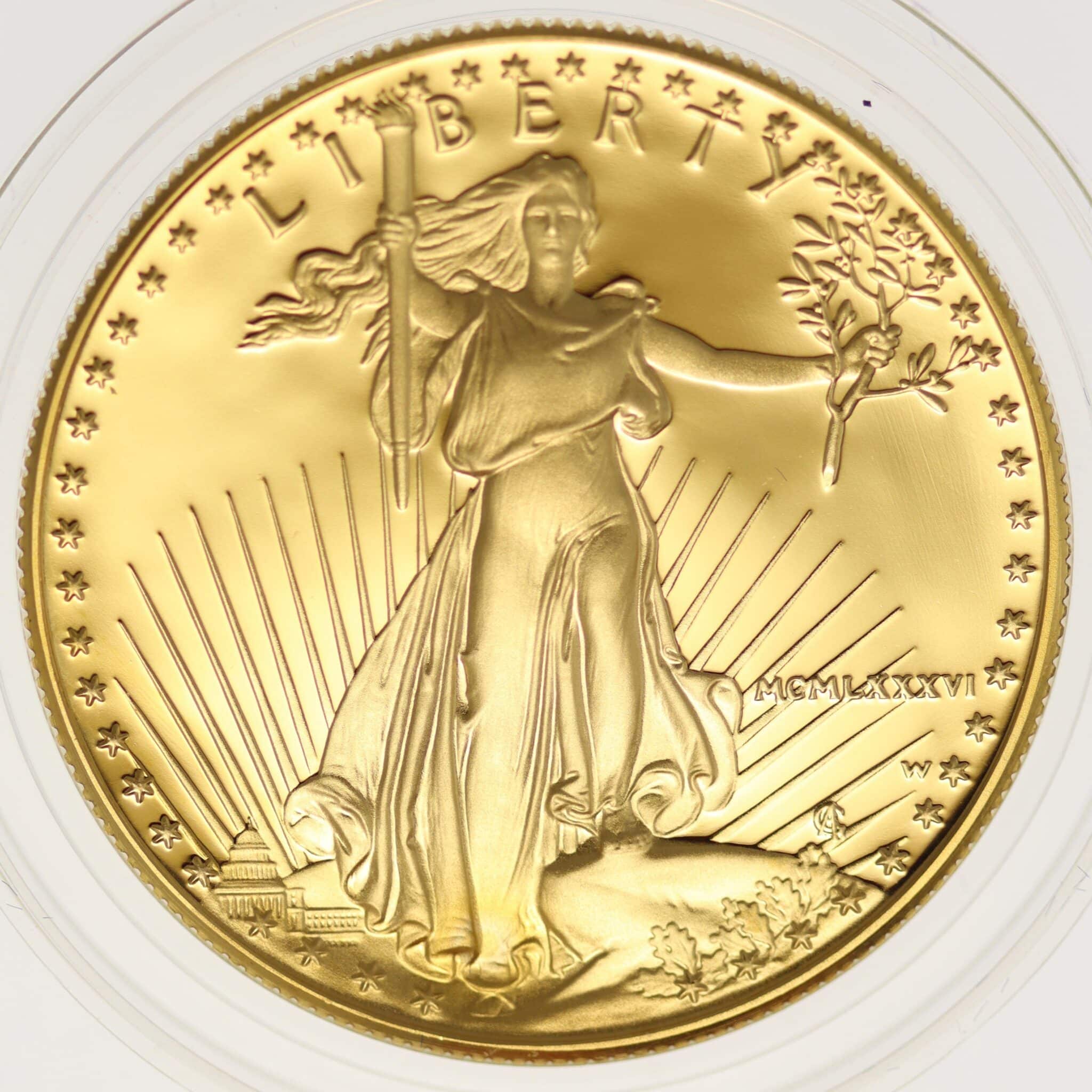 usa - USA 50 Dollars 1986 American Eagle proof