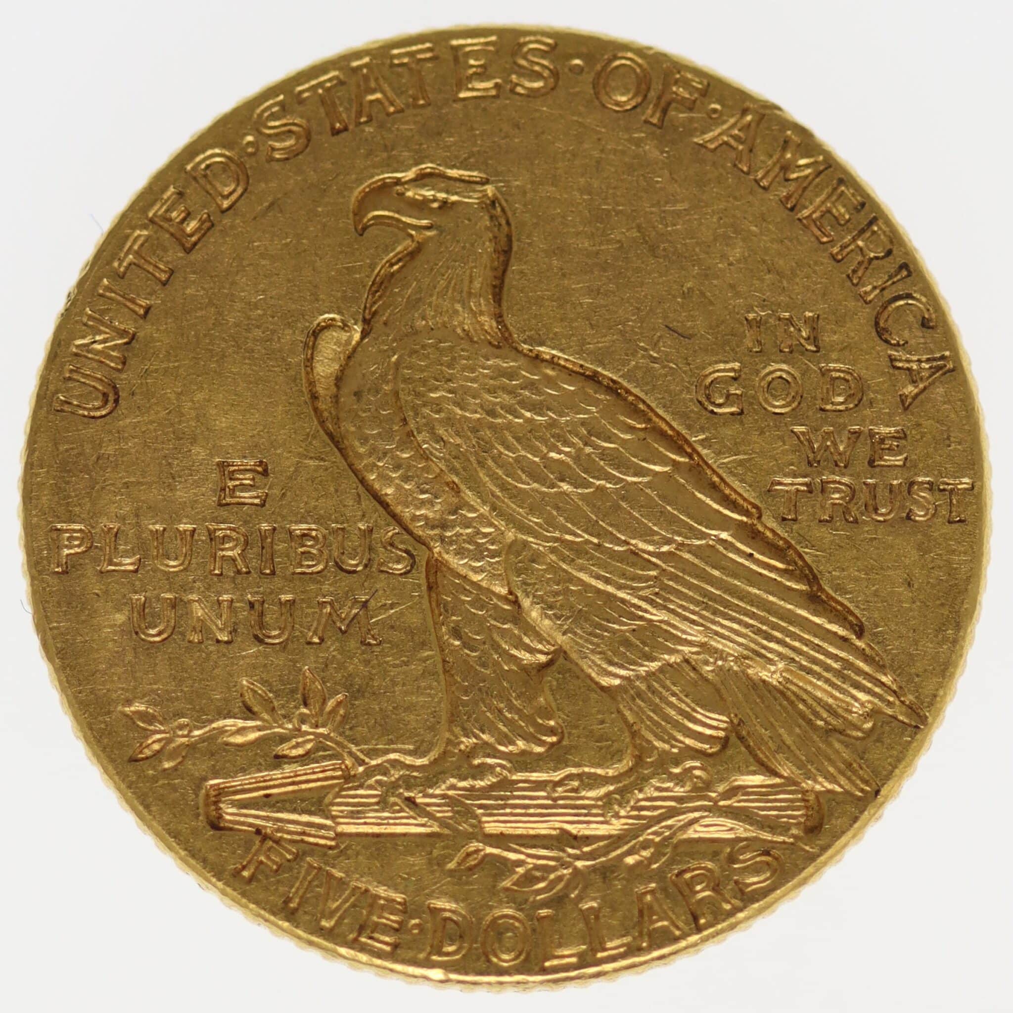 usa - USA 5 Dollars 1910 Indianer
