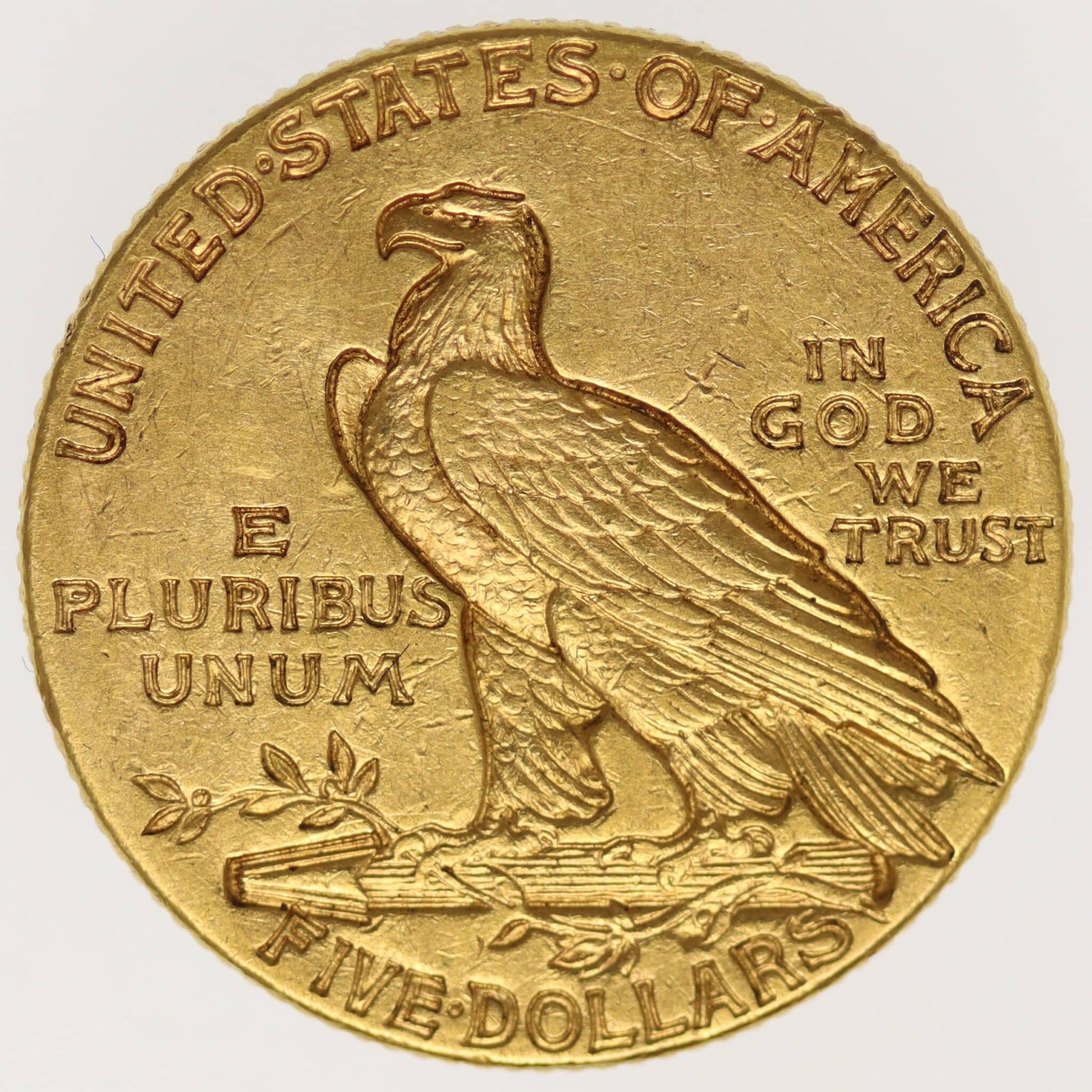 usa - USA 5 Dollars 1910 Indianer