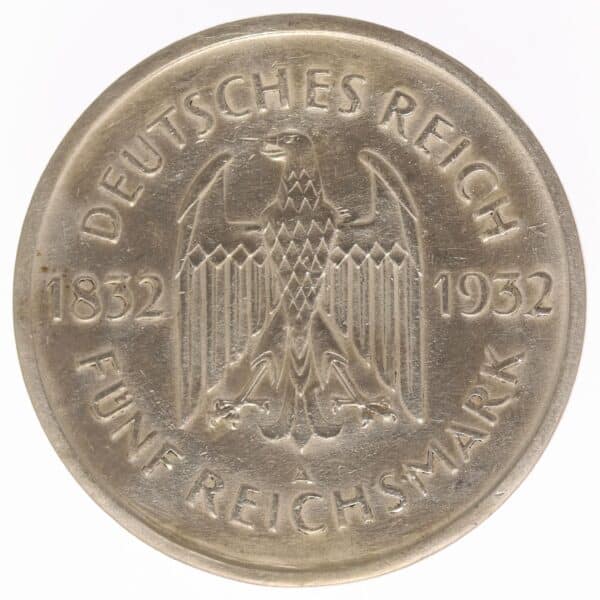 proaurum-weimarer_republik_5_reichsmark_1932_goethe_13117_1