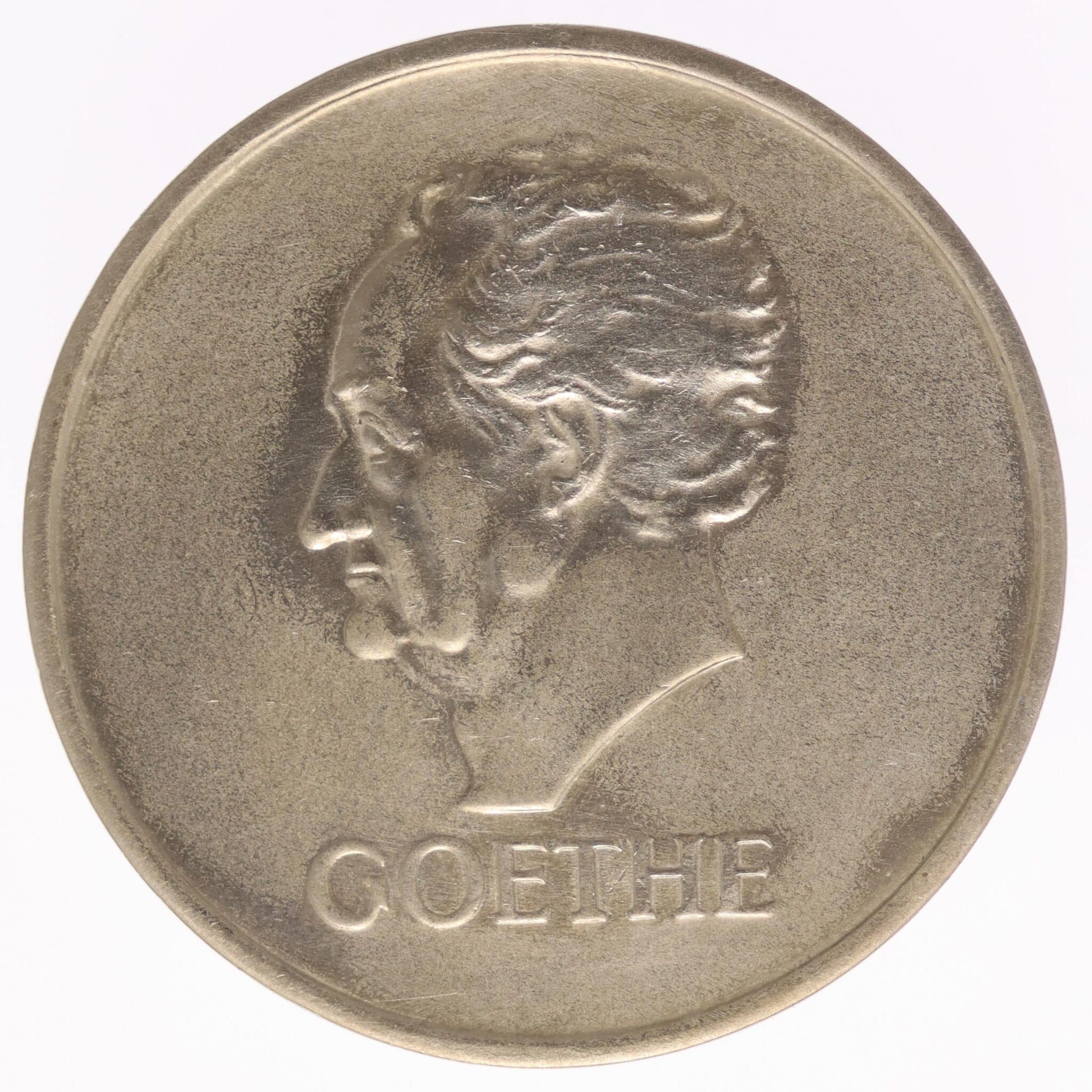 weimarer-republik-deutsche-silbermuenzen - Weimarer Republik 5 Reichsmark 1932 A Goethe